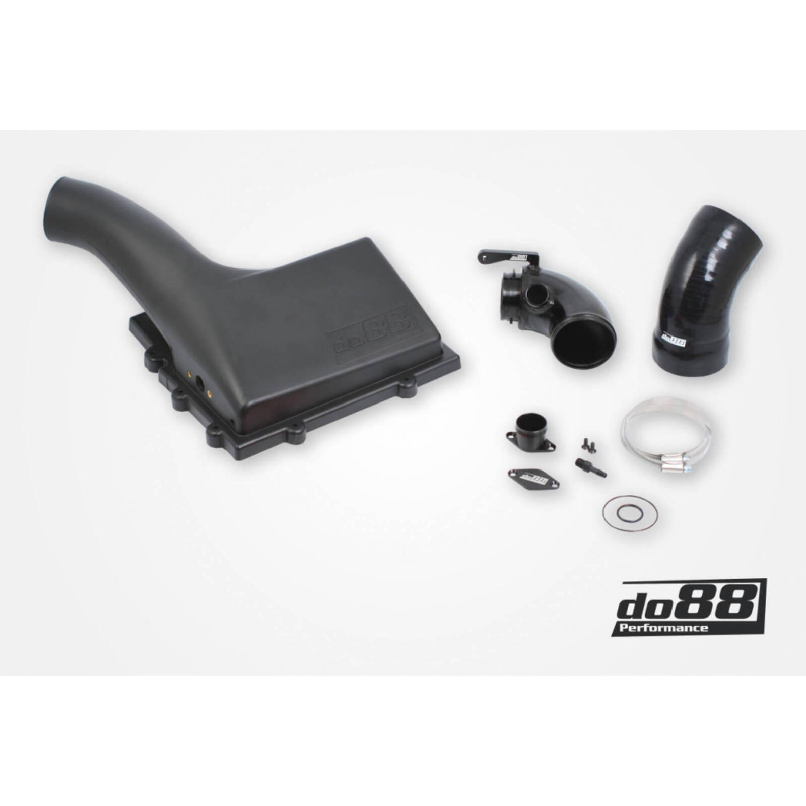 do88 Intake system, With Inlet pipe, Black hose fits VAG 1.8 2.0 TSI (MQB) - LF-120-S-130 image