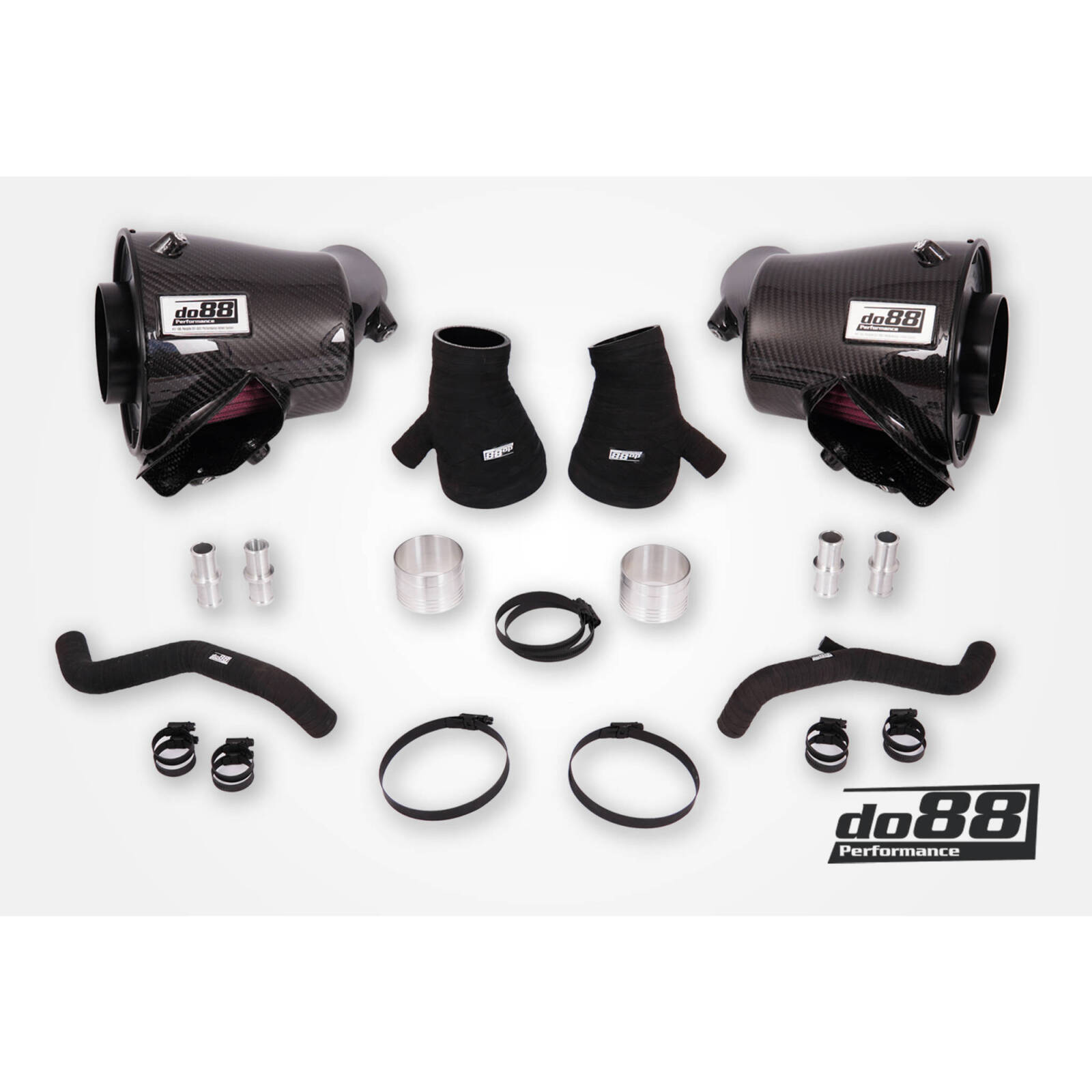 do88 Induction system for Porsche 911 Turbo (992) OE size/66mm outlet - LF-210-ST-66 image