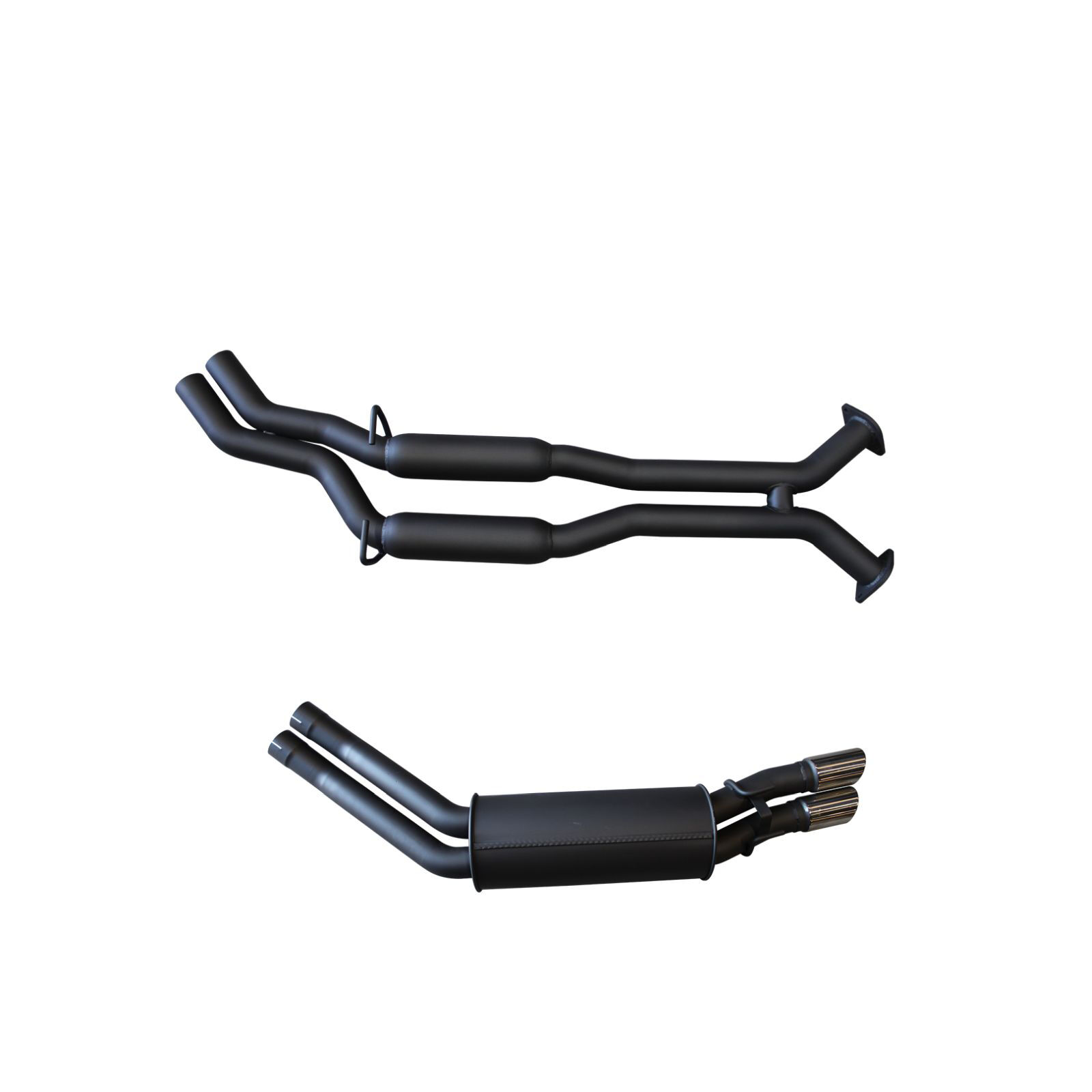 Manta VY HSV V8 Sedan 2.5in Dual Catback Hotdog/Muffler Aluminised Steel image