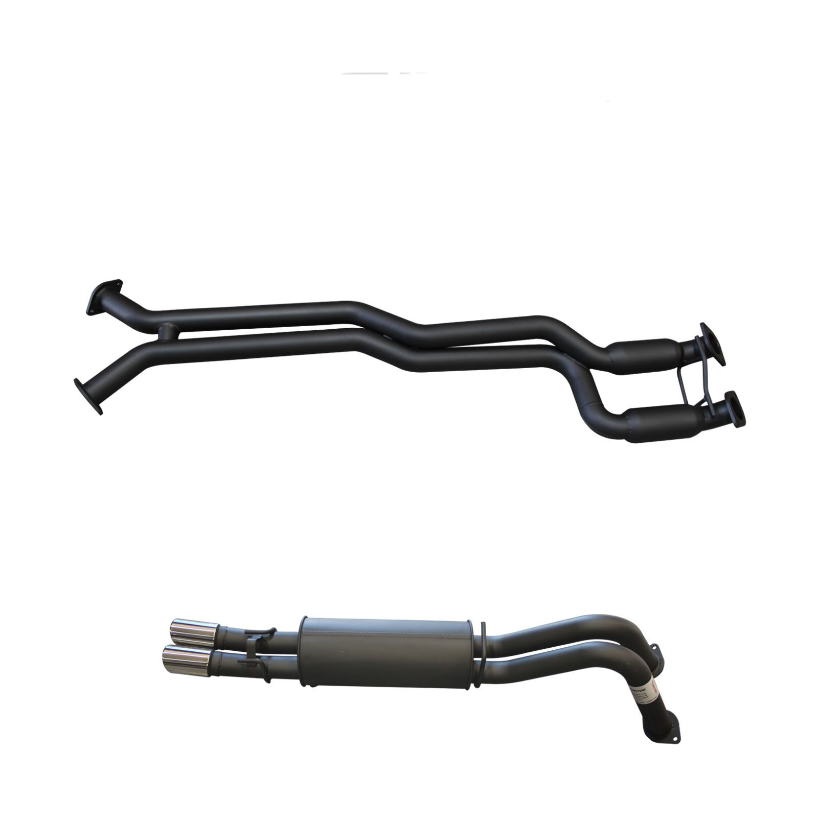 VY VZ V8 1 ton 2.5in Dual Catback Hotdog/Muffler image