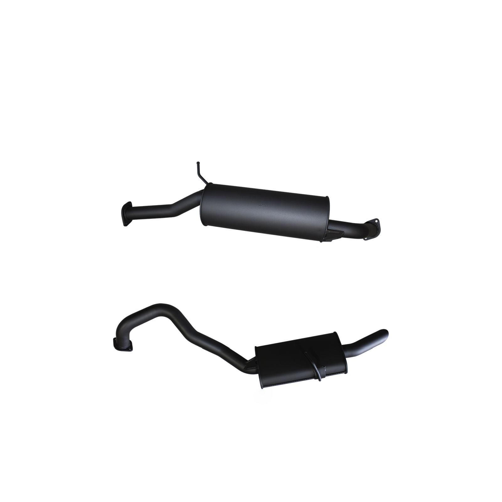 Patrol GU 4.8L 2.5in Cat Back System Centre & Rear Muffler image