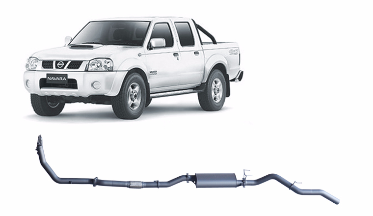 Redback Extreme Duty Exhaust for Nissan Navara D22 3.0L (11/2001 - 12/2006) image