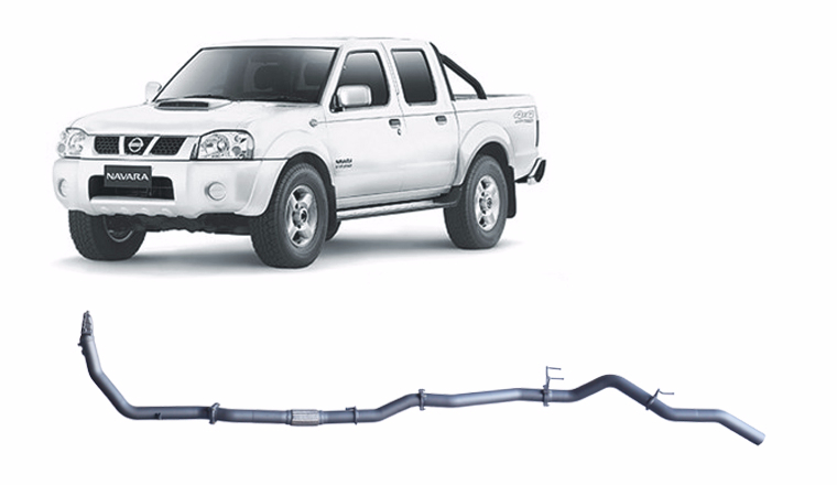 Redback Extreme Duty Exhaust for Nissan Navara D22 3.0L (11/2001 - 12/2006) image