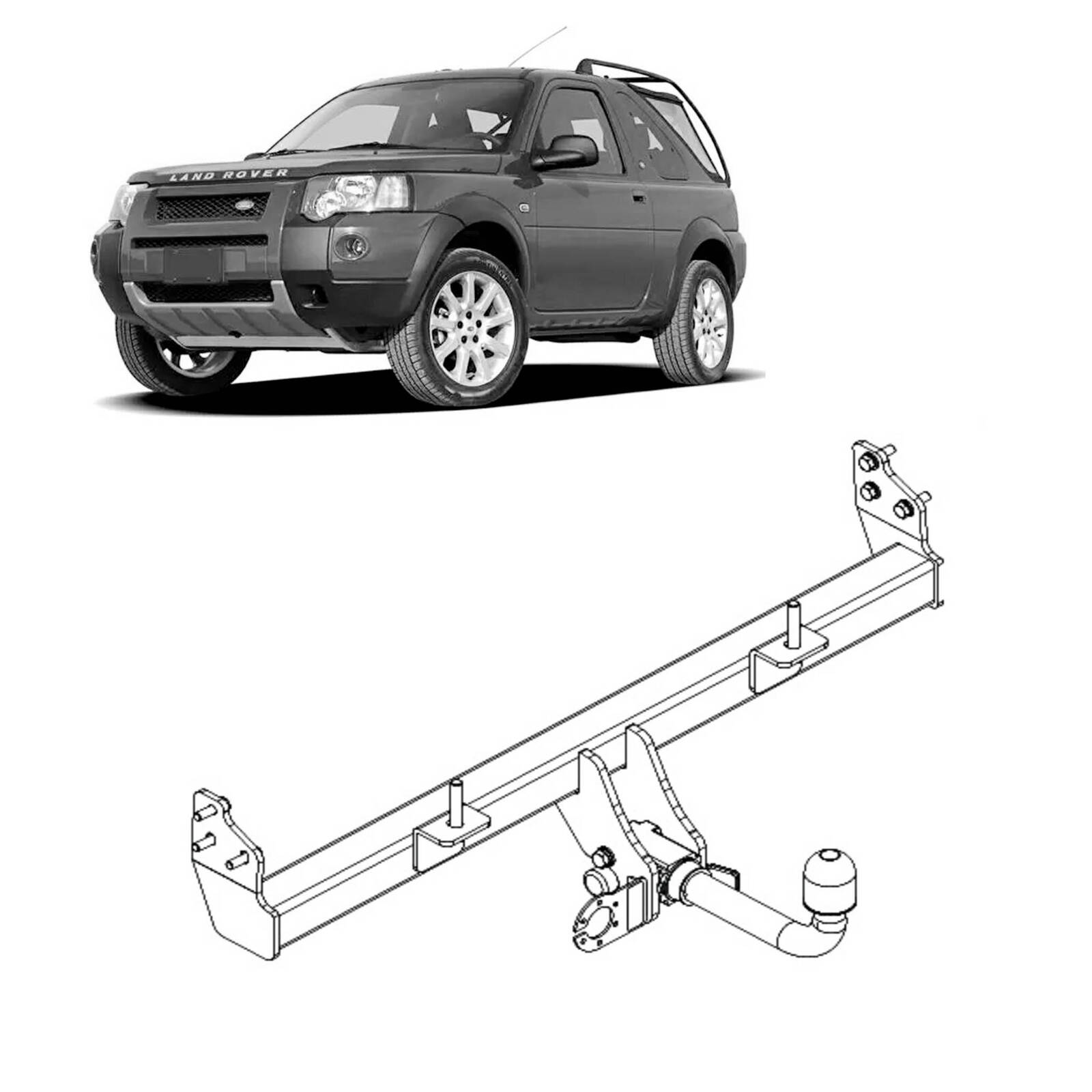 TAG Towbar for Land Rover Freelander (02/1998 - 12/2006) image