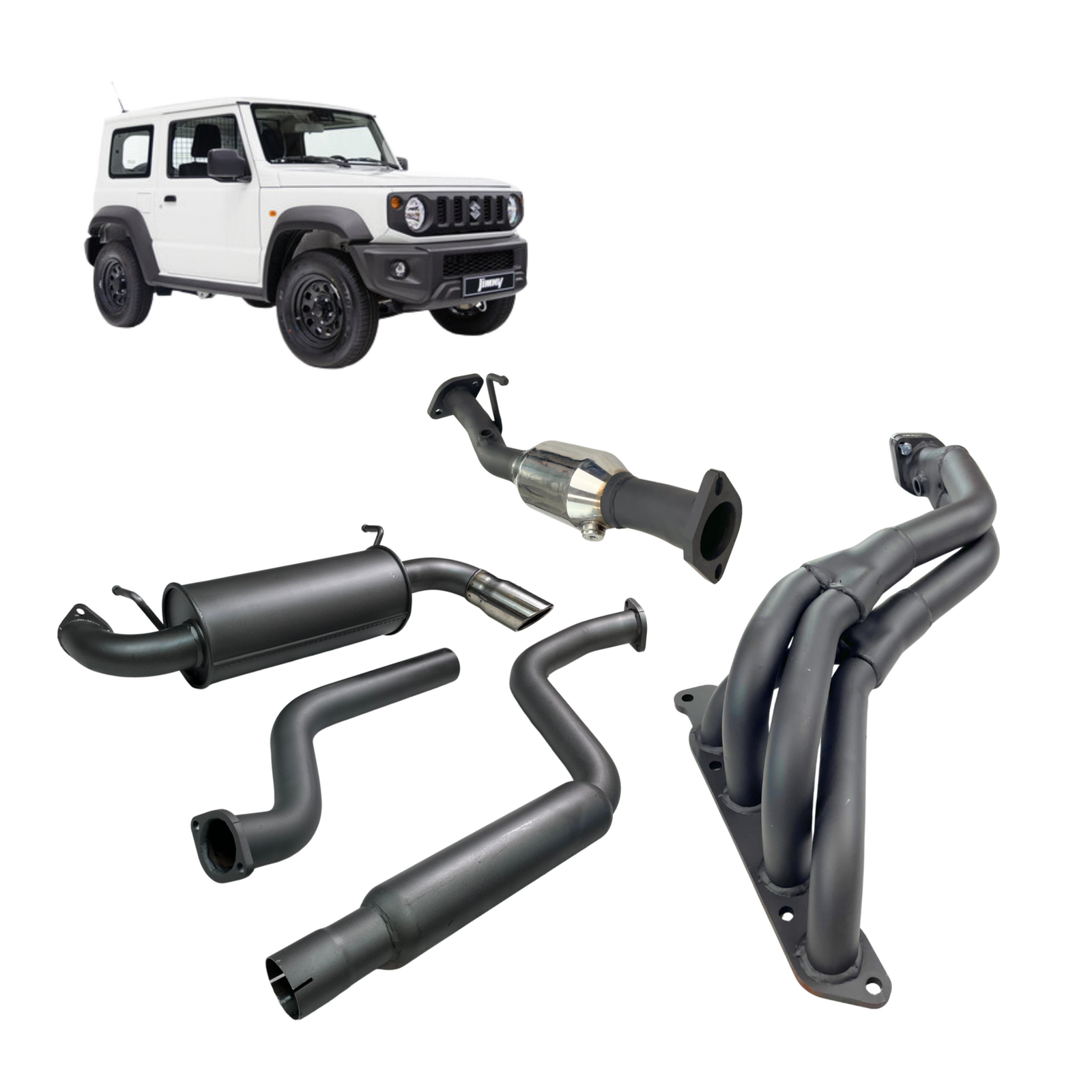 Redback 4x4 Exhaust System for Suzuki Jimny (07/2018 - on) image