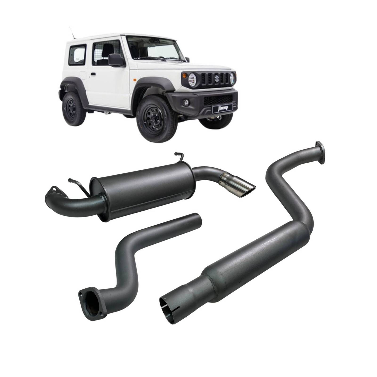 Redback 4x4 Exhaust System for Suzuki Jimny (07/2018 - on) image