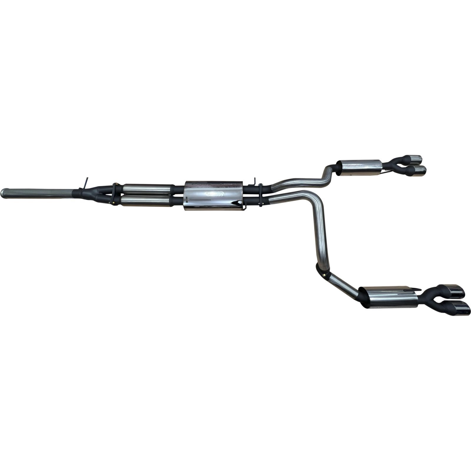 Chevrolet Silverado 1500 6.2L V8 Cat Back Exhaust System, with quad tips image