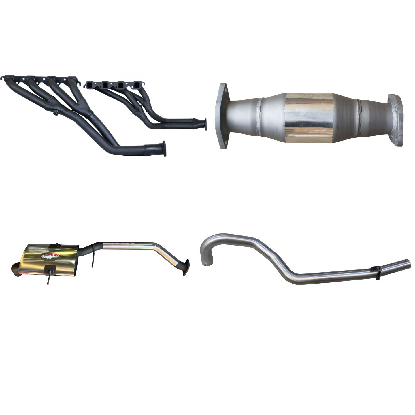 VN VP VR VS Ute 5.0L Manual V8 2.5in With Extractors Tailpipe image