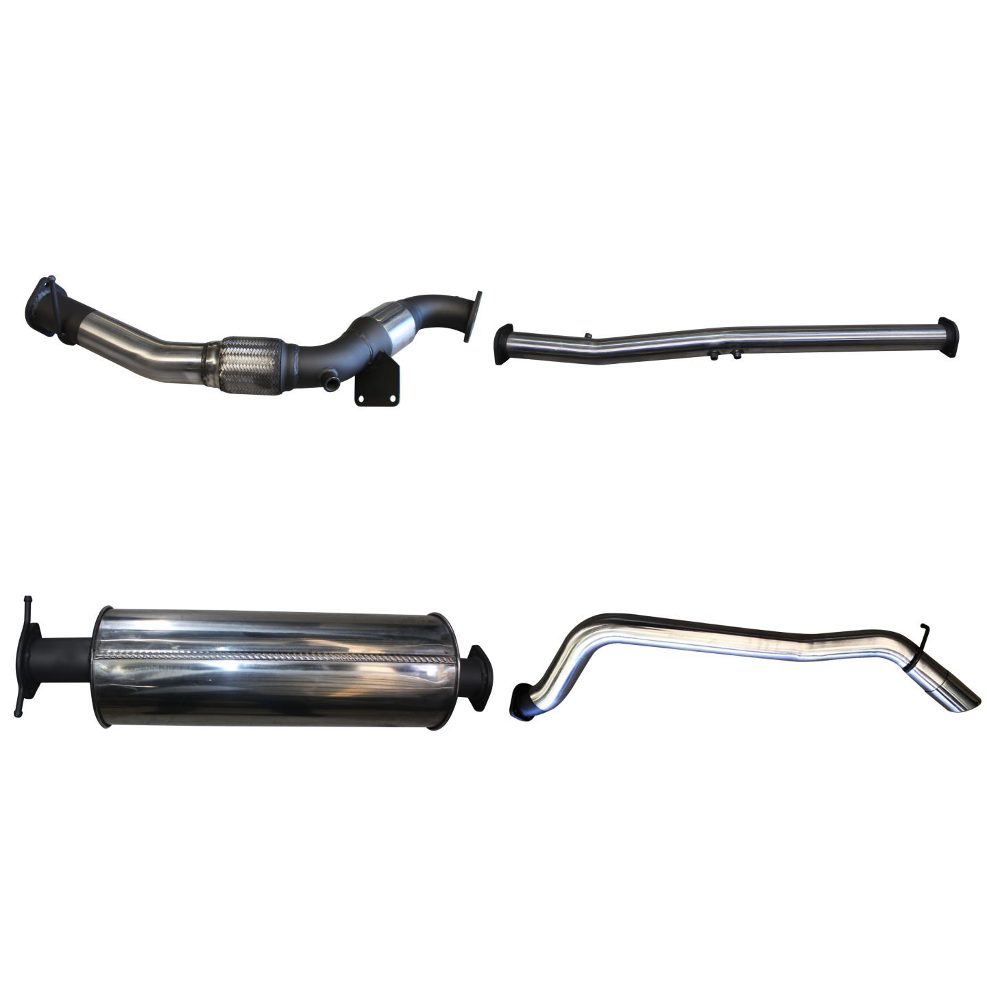 Manta Mazda BT50 DPF 3.2L With Cat, Muffler Stainless Steel image