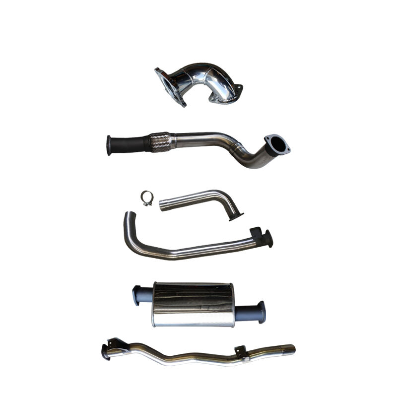 Manta Toyota HDJ78 4.2L Troop Carrier 3in Turbo Back With Muffler image