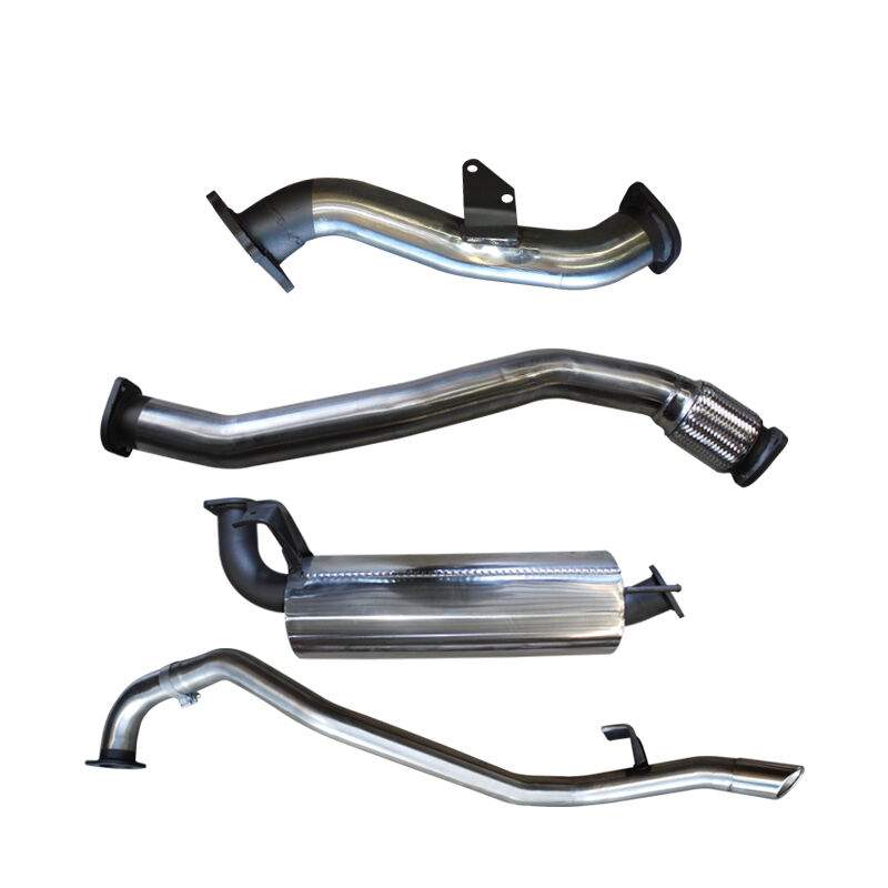 Manta Toyota HDJ80 1HD Wagon 3in From Turbo Back Muffler image