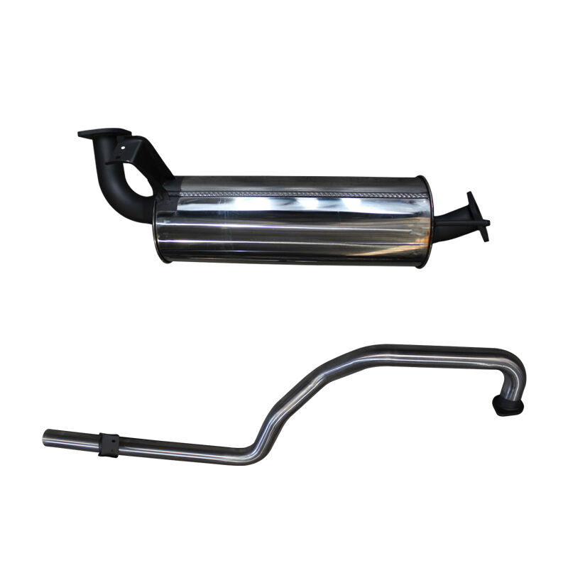 Manta Toyota FZJ105 2.5in off Extractors Muffler/Tailpipe image