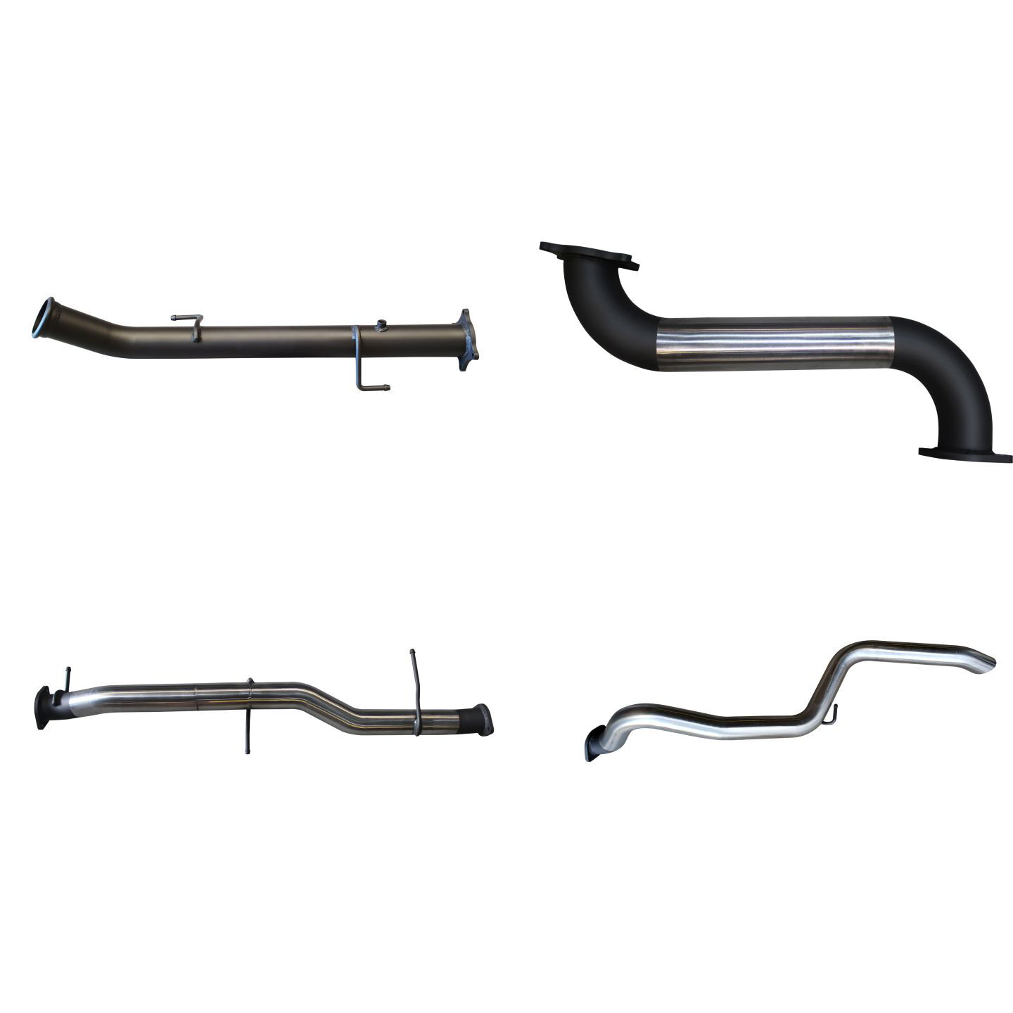 Manta Volkswagen Amarok V6 3in Dump PIPE Back Without Muffler Extended Tailpipe Stainless Steel image