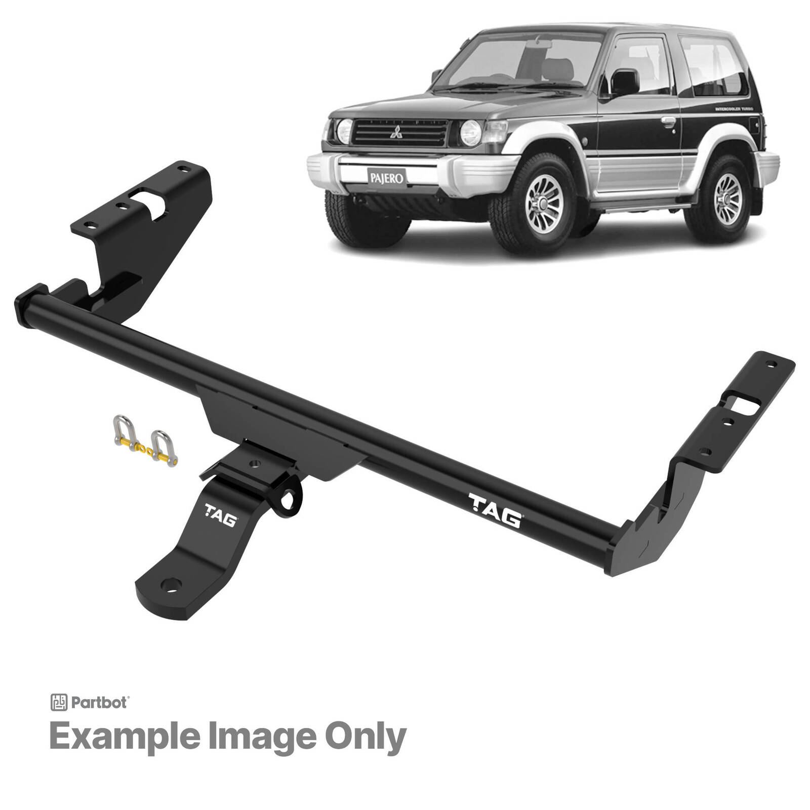 TAG Standard Duty Towbar for Mitsubishi Pajero (01/1991 - 07/1997) image