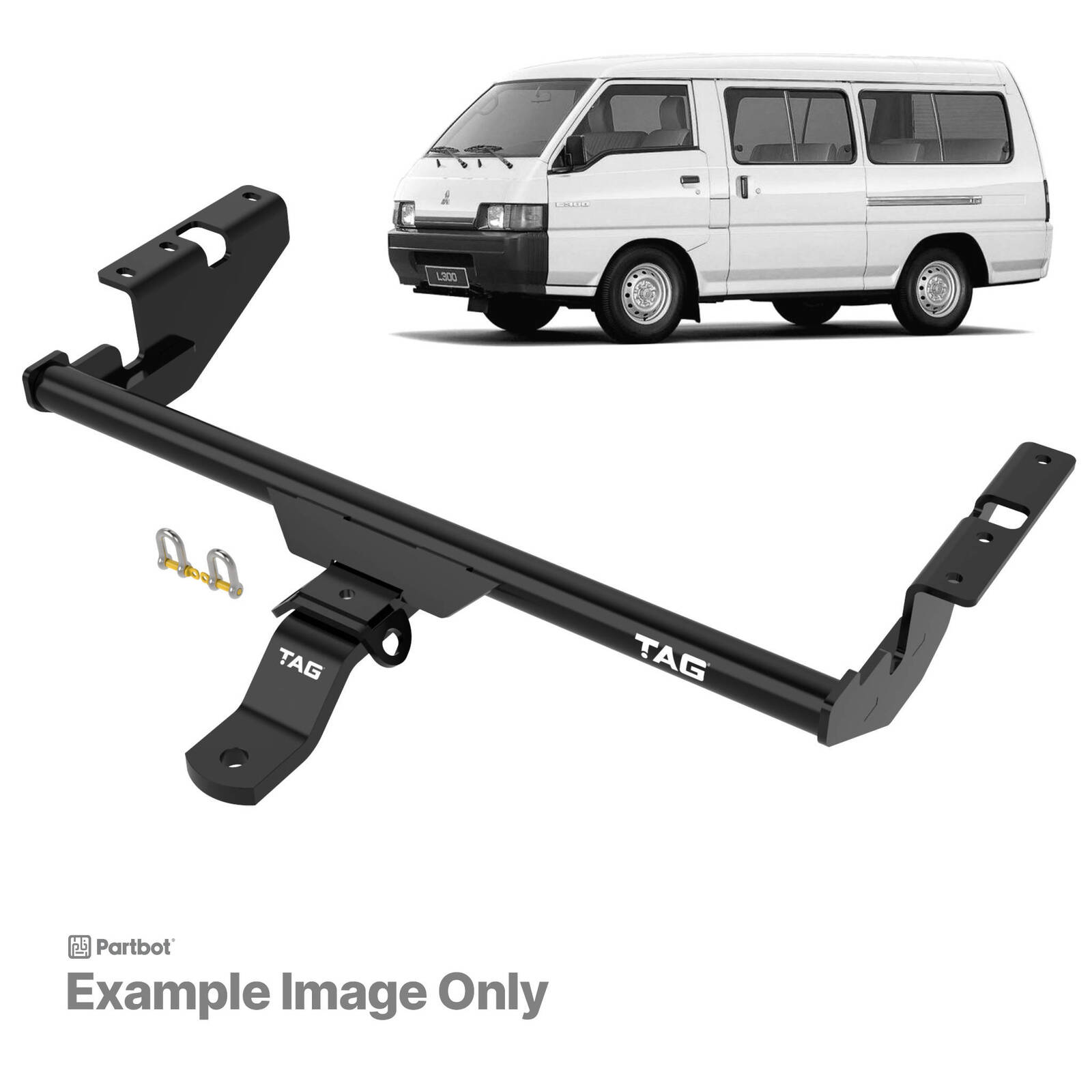 TAG Standard Duty Towbar for Mitsubishi L300 Express (11/1986 - 12/2013), L300 (1998 - 2007) image