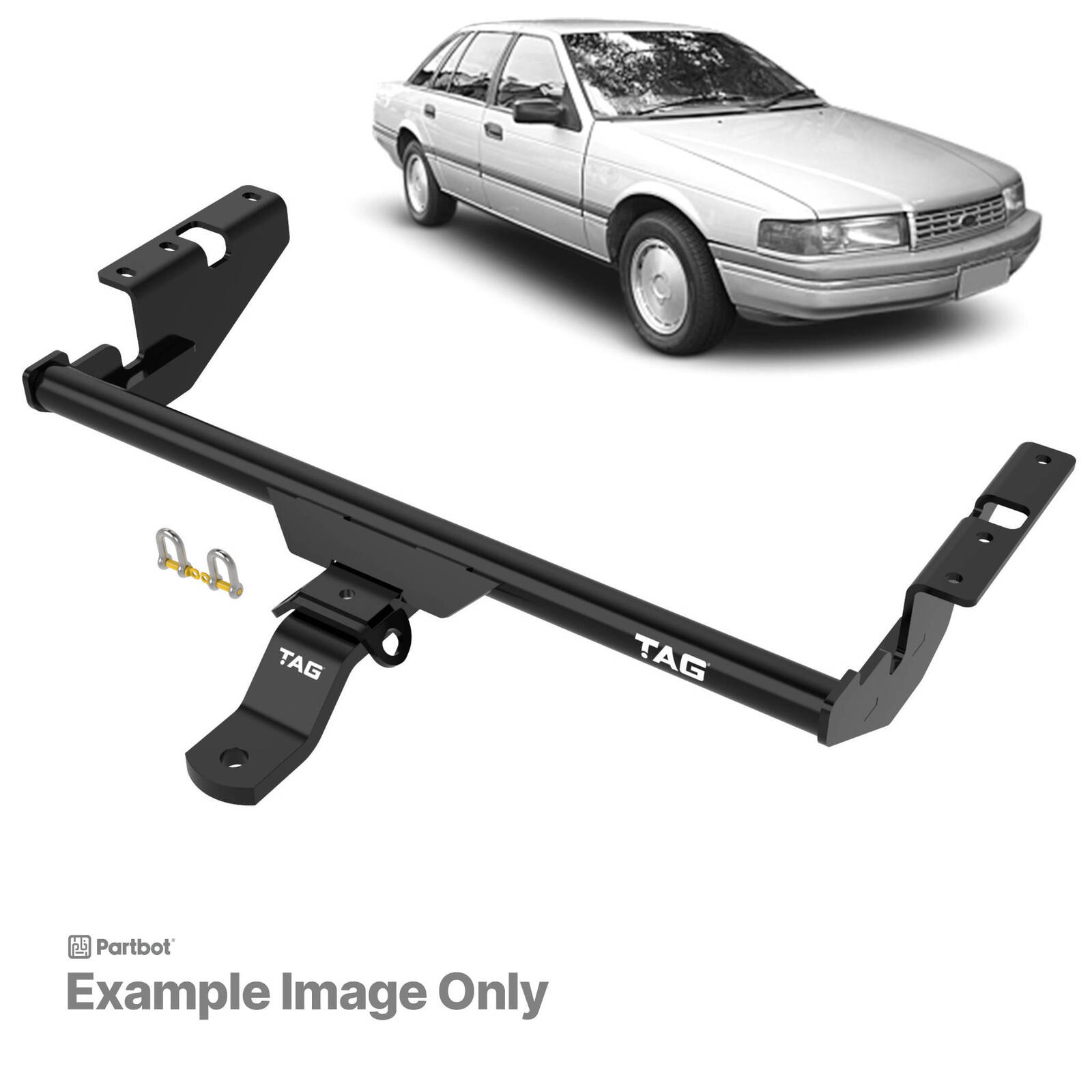 TAG Standard Duty Towbar for Ford Falcon/Fairmont EF/EL Sedan (01/1994 - 08/1998), Fairlane & LTD (03/1995 - 02/1999) image