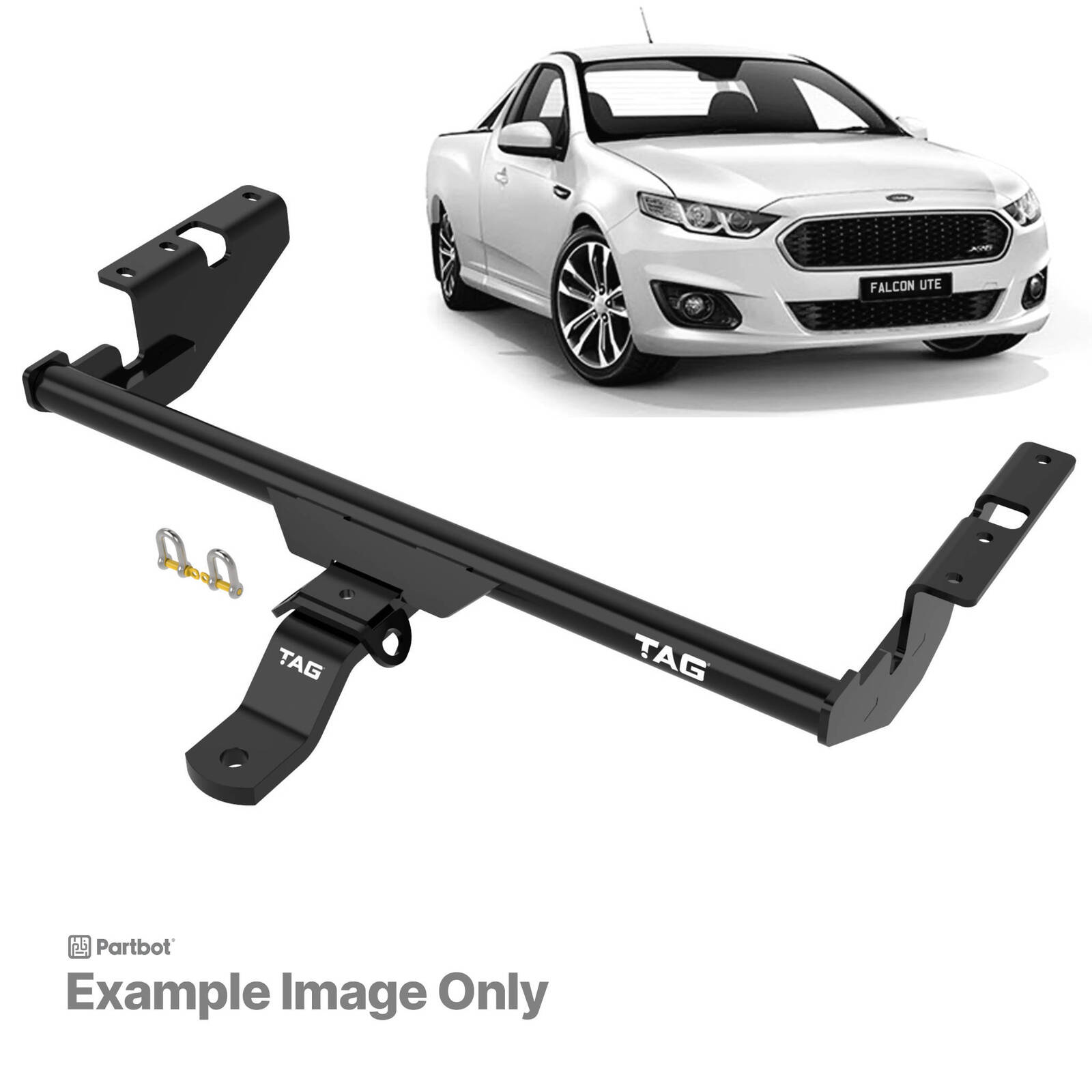 TAG Standard Duty Towbar for Ford Falcon (07/1998 - 07/2016), Ford Falcon (07/1998 - 10/2016), FPV Falcon (03/2003 - 12/2014), Cobra (10/2007 -... image