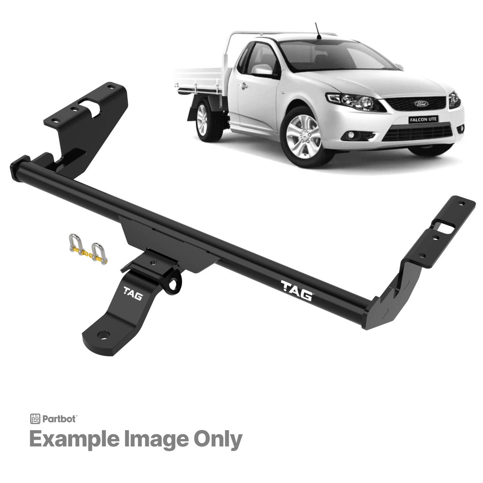 TAG Standard Duty Towbar for Ford Falcon (07/1998 - 10/2016), Ford Falcon (07/1998 - 10/2016), FPV Falcon (03/2003 - 12/2014), Cobra (10/2007 -... image