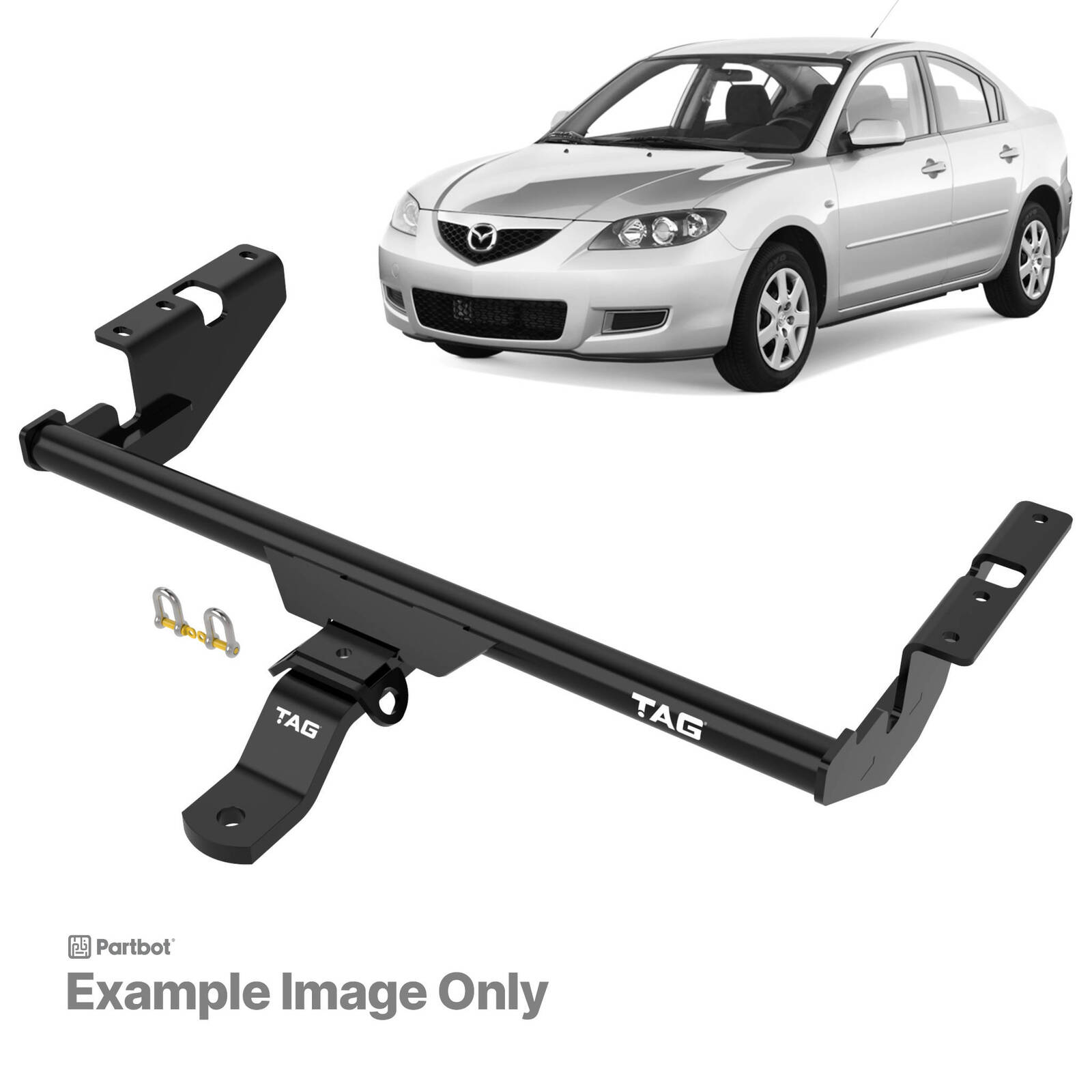 TAG Standard Duty Towbar for Mazda 3 (10/2003 - 04/2009) image