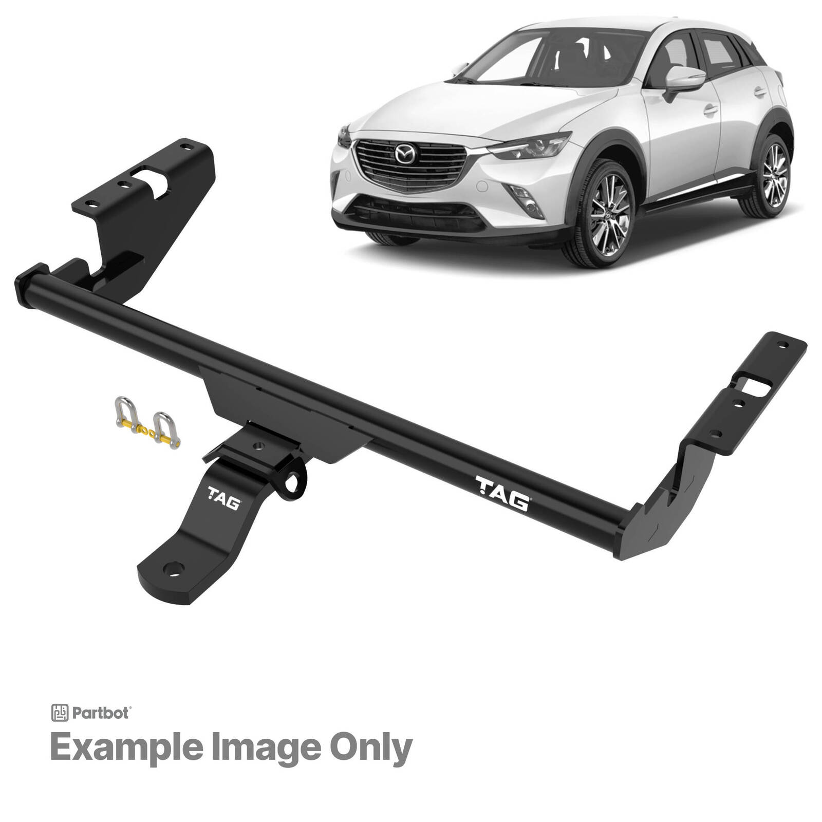 TAG Standard Duty Towbar for Mazda CX-3 (03/2015 - on) image