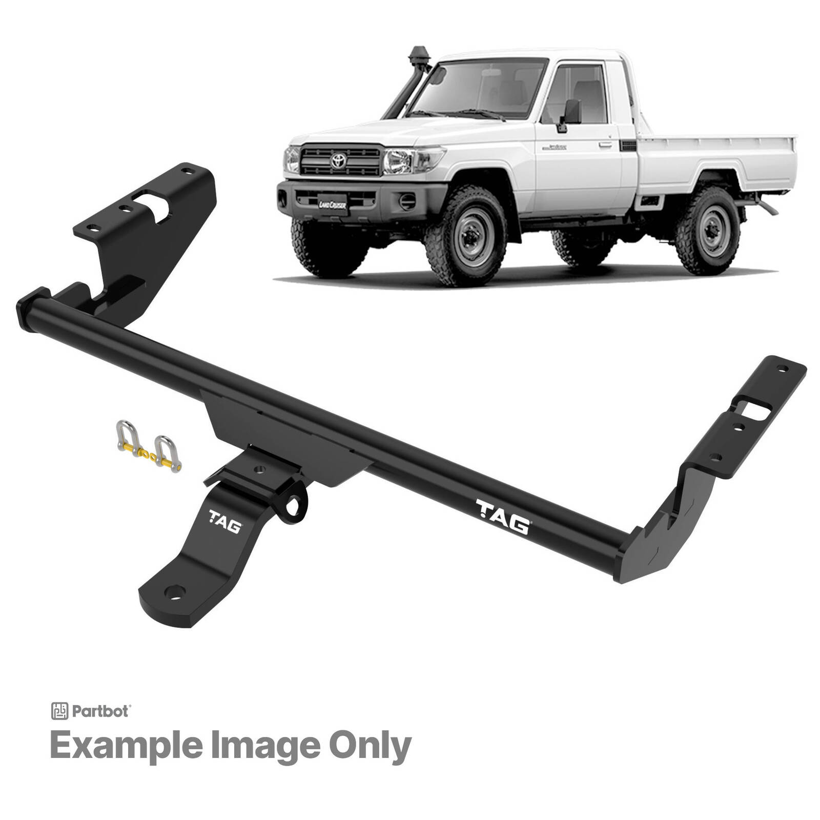 TAG Standard Duty Towbar for Toyota Landcruiser (11/1984 - on) image