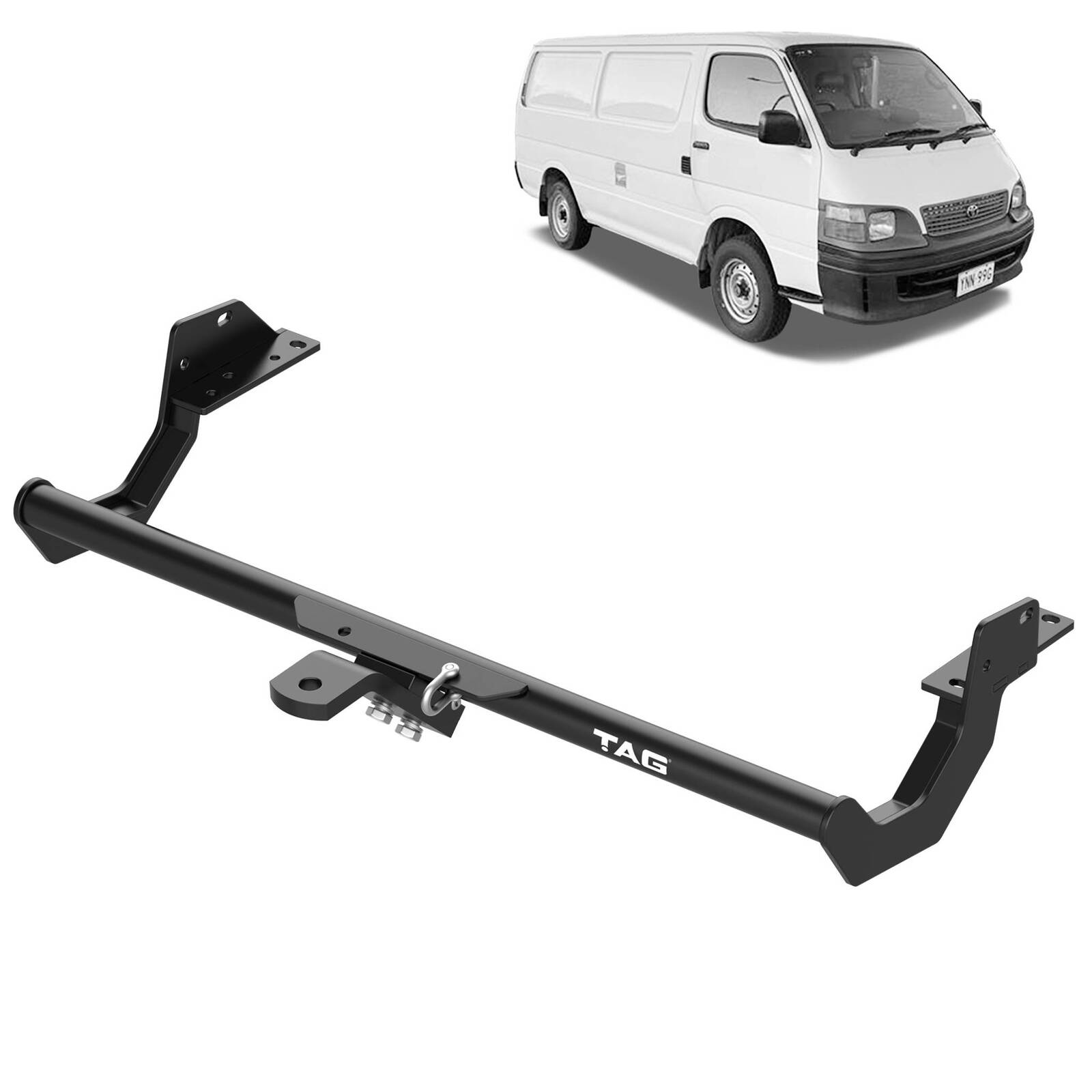 TAG Light Duty Towbar & Direct Fit Wiring for Toyota Hiace & Commuter Bus (11/1989 - 03/2005) image