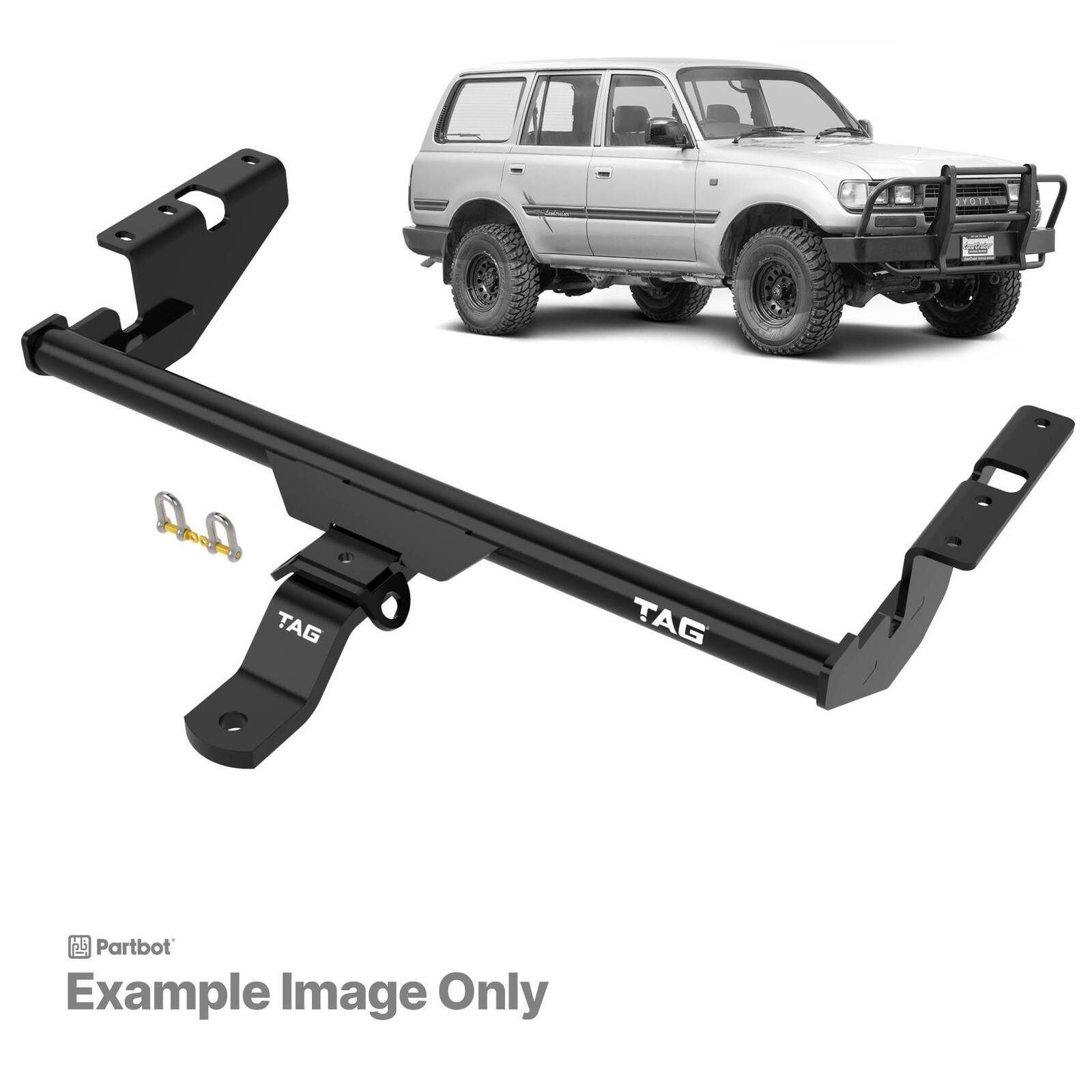 TAG Standard Duty Towbar for Toyota Landcruiser (01/1990 - 02/1998) image