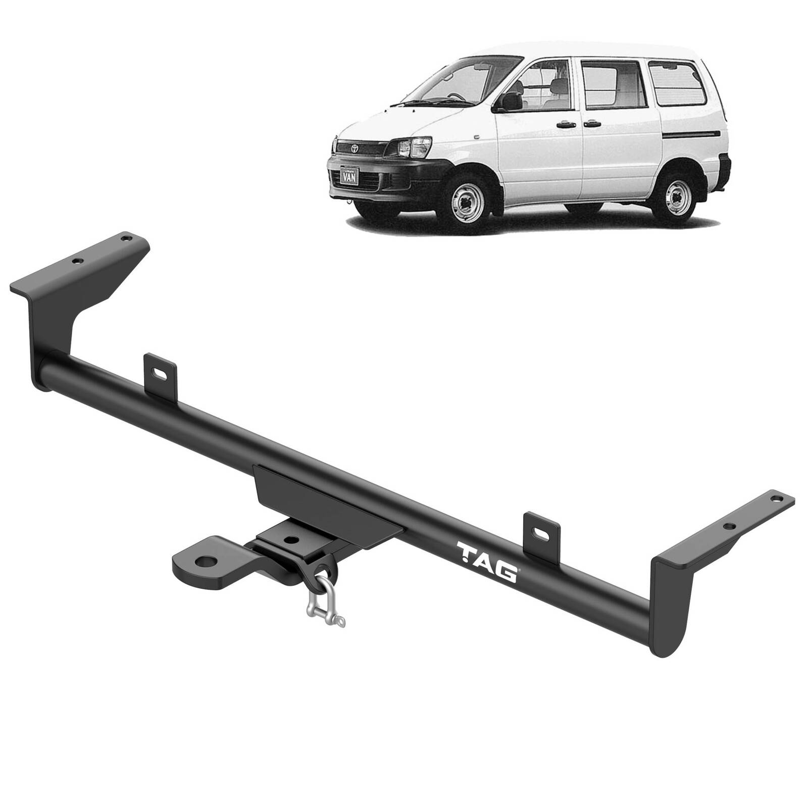 TAG Standard Duty Towbar & Universal Wiring for Toyota Town Ace (03/1992 - 12/1996), Toyota Spacia (03/1992 - 01/1998) image