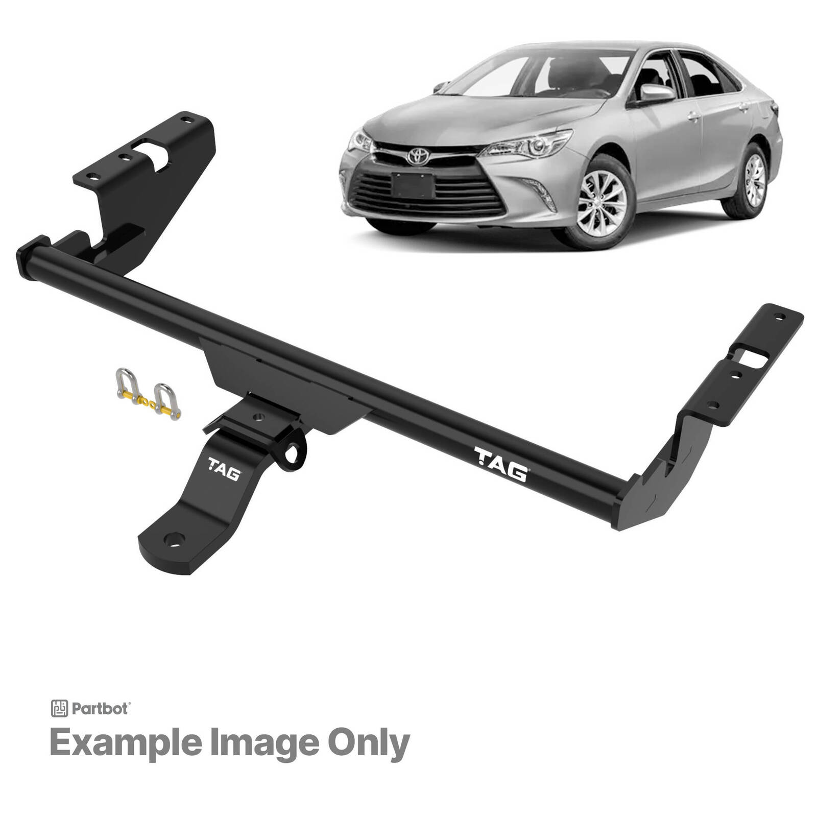 TAG Standard Duty Towbar & Direct Fit Wiring for Toyota Camry (07/2006 - 11/2011), Aurion (10/2006 - 03/2012) image