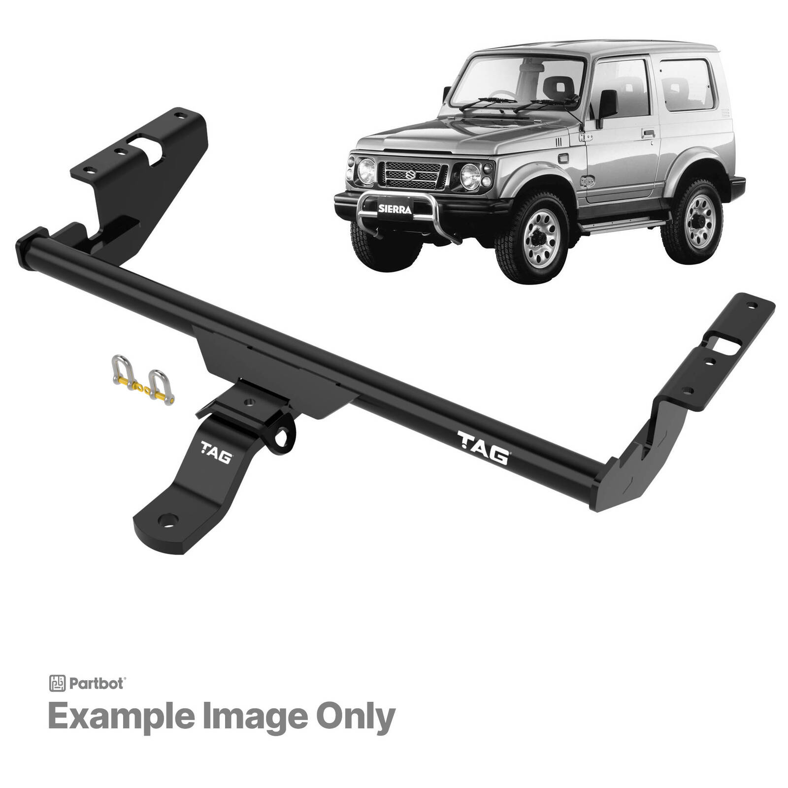 TAG Standard Duty Towbar for Suzuki Sierra (09/1981 - 1998), Holden Drover (03/1985 - 1987) image