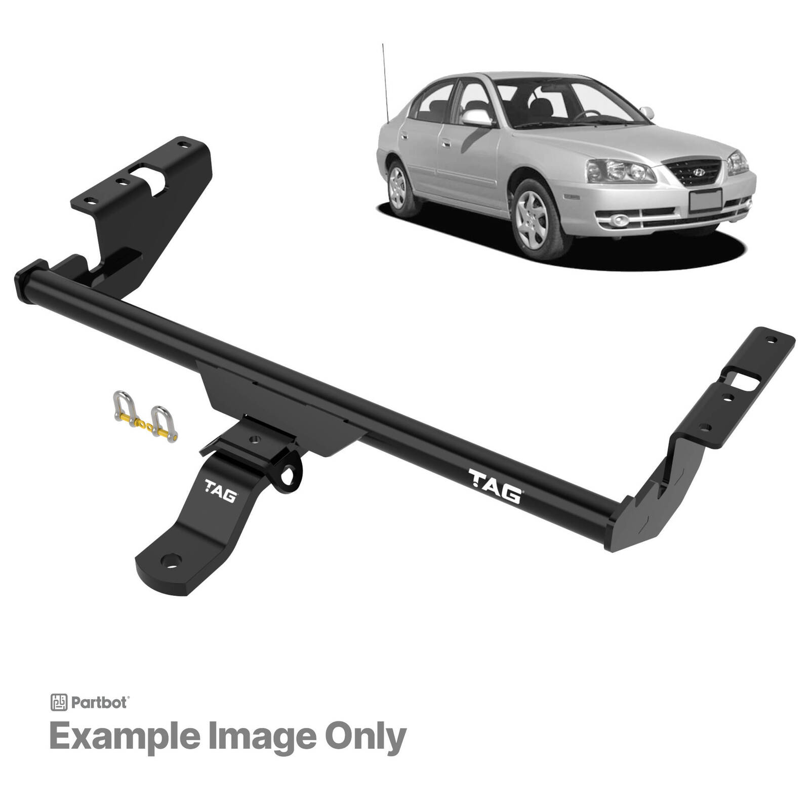 TAG Standard Duty Towbar for Hyundai Elantra (10/2003 - 08/2006) image