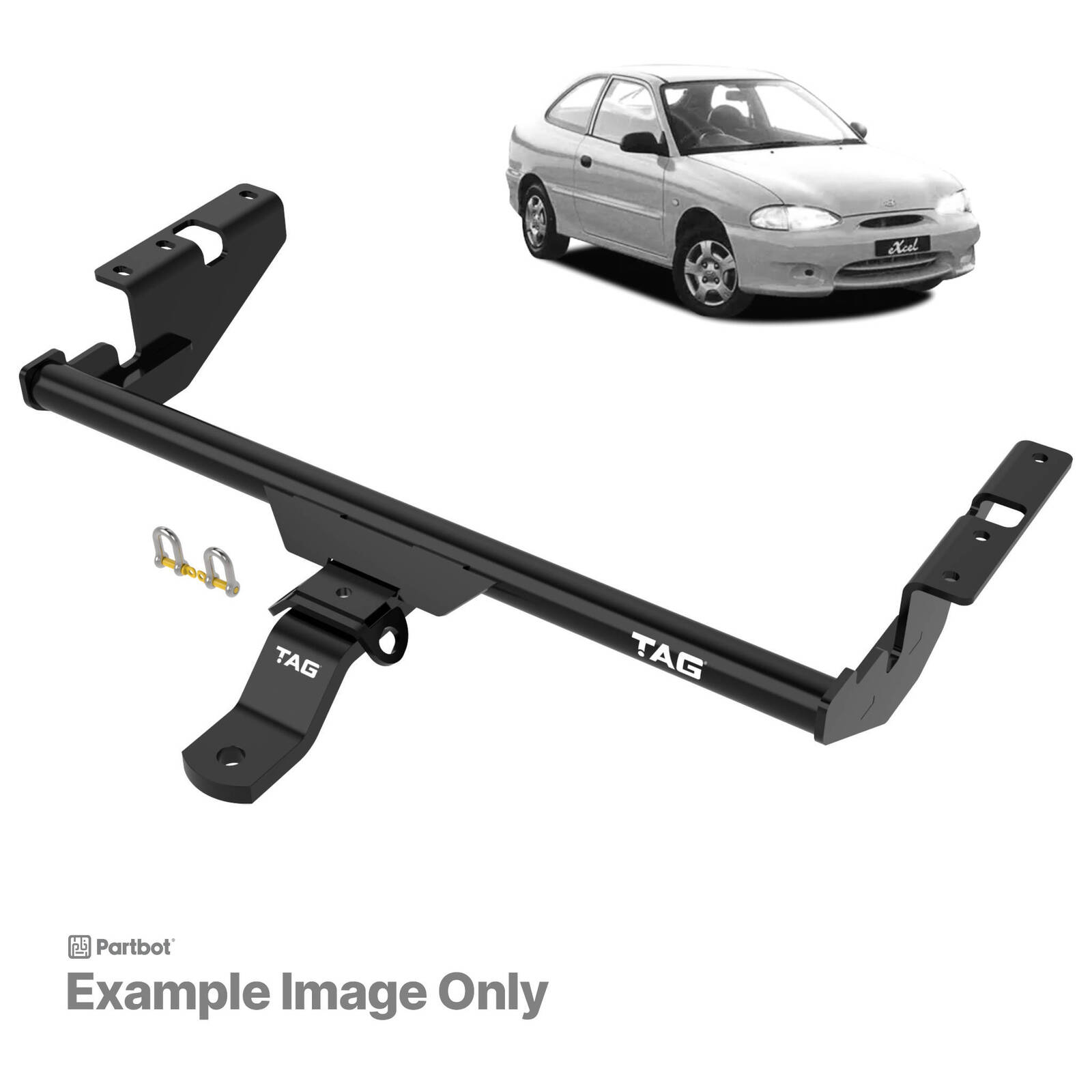 TAG Standard Duty Towbar for Hyundai Excel (09/1994 - 01/2000) image