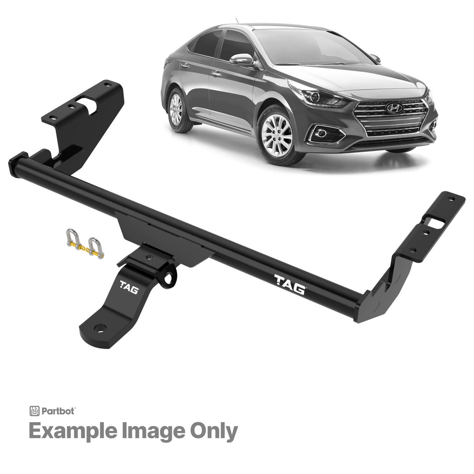 TAG Standard Duty Towbar for Hyundai Accent (11/2010 - 04/2019) image