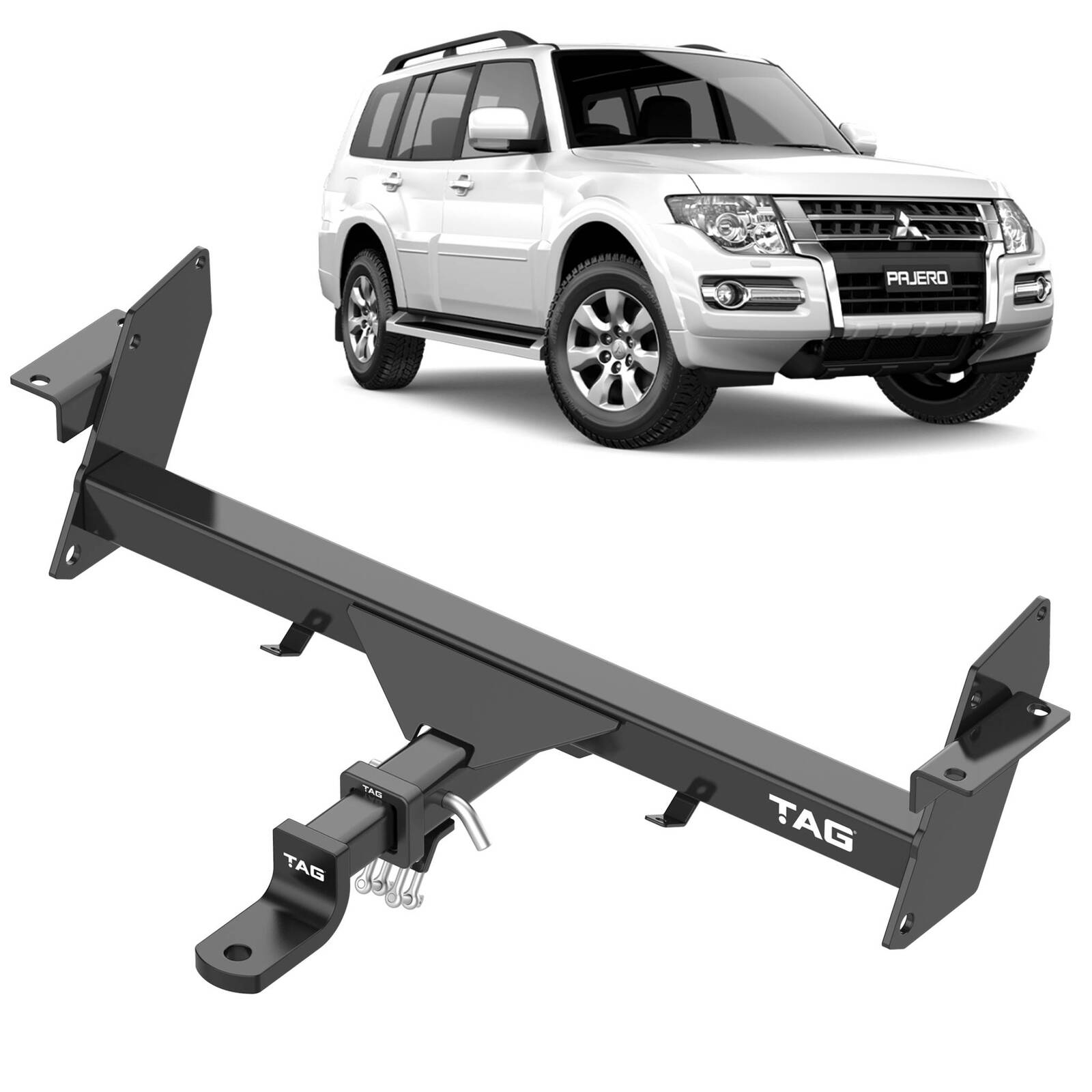 TAG Heavy Duty Towbar for Mitsubishi Pajero (05/2000 - 06/2023) image