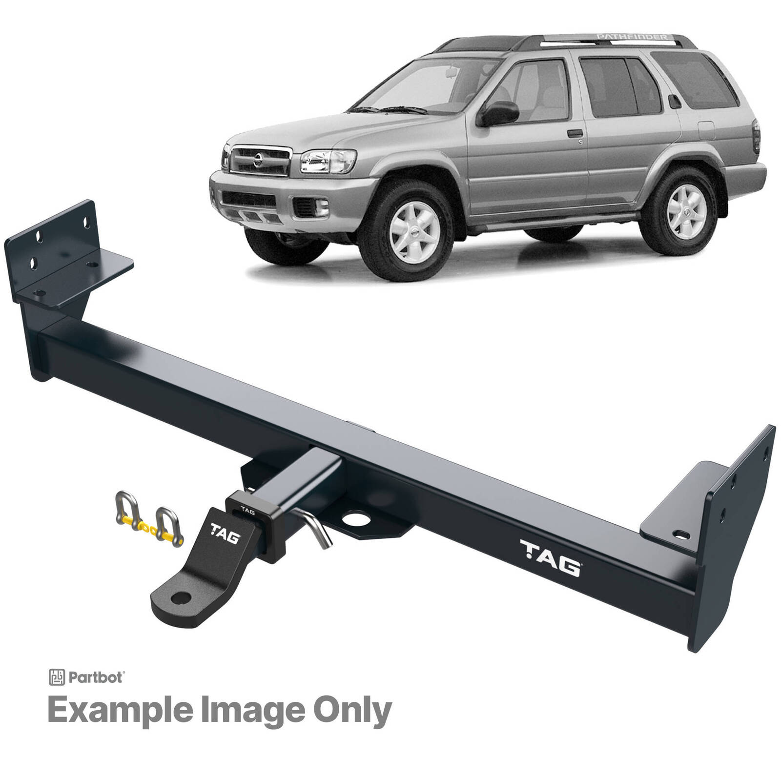 TAG Heavy Duty Towbar for Nissan Pathfinder (11/1995 - 07/2005) image