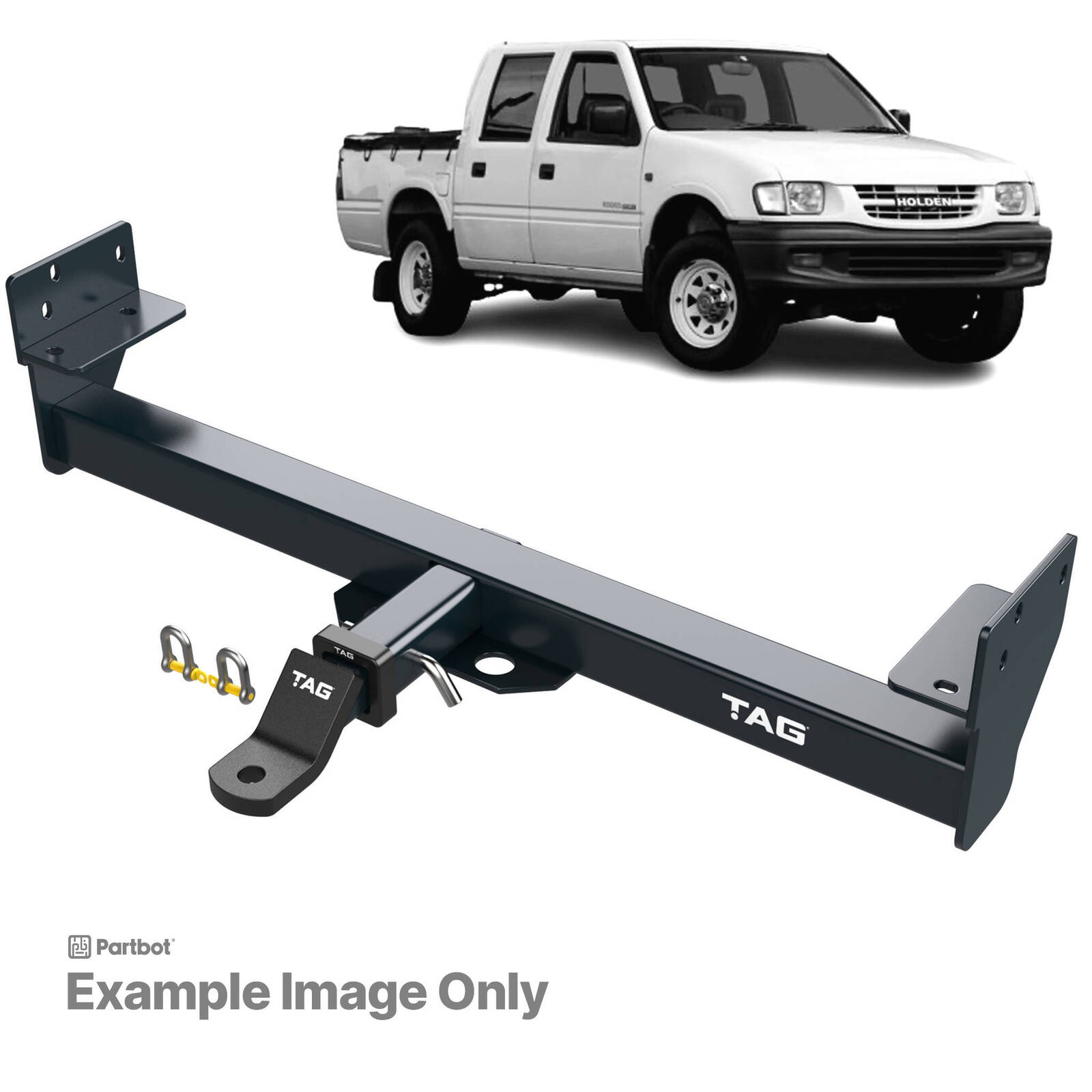 TAG Heavy Duty Towbar for Holden Rodeo (1981 - 08/2003) image