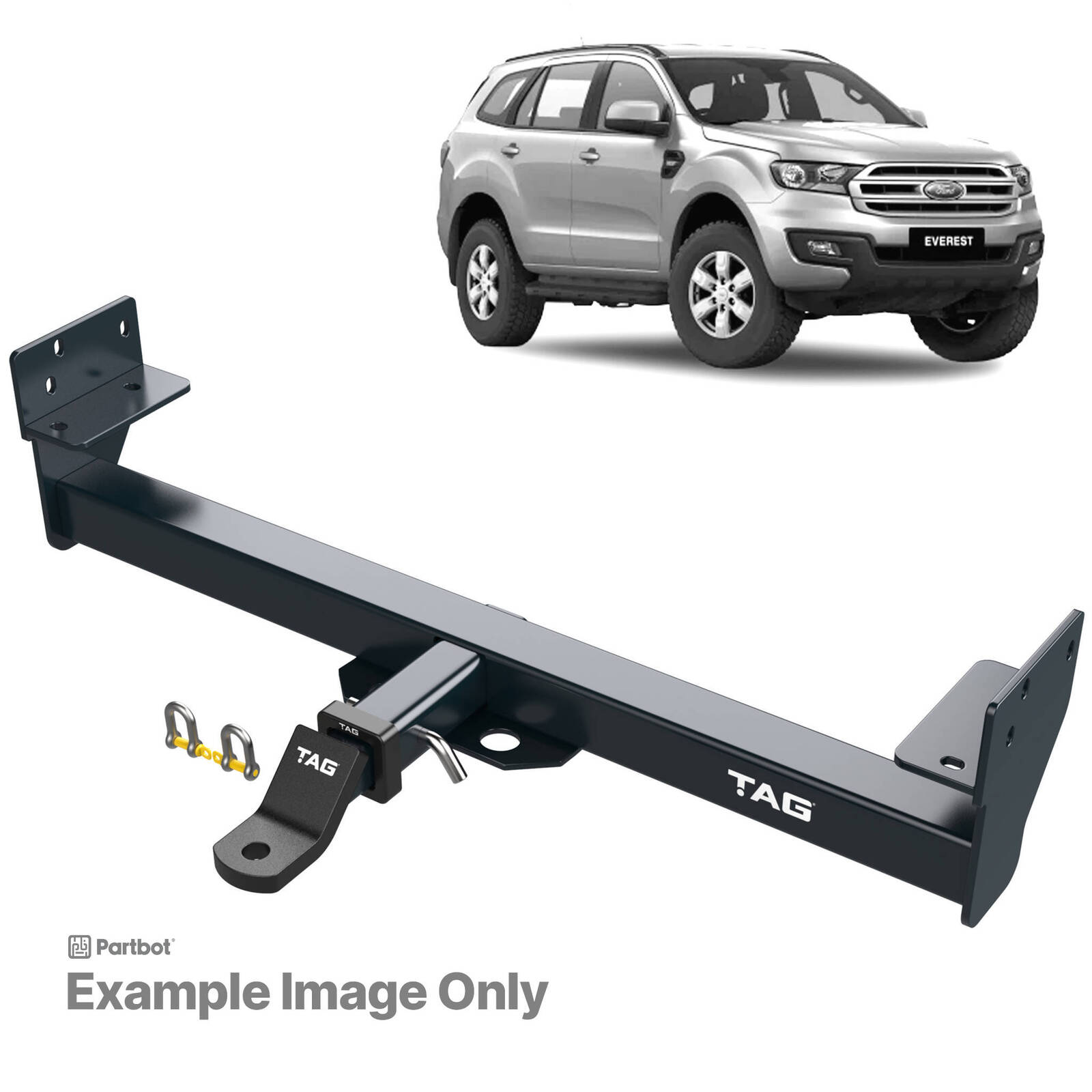 TAG Heavy Duty Towbar for Ford Everest (07/2015 - 05/2022) image