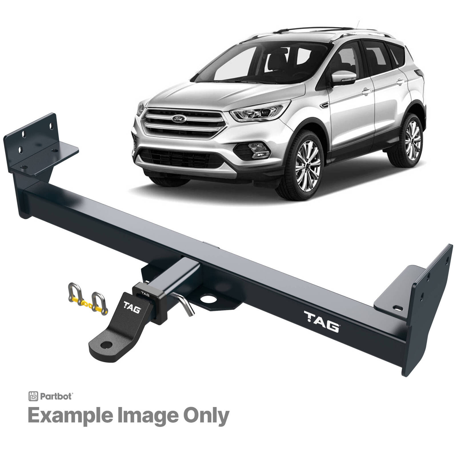 TAG Heavy Duty Towbar & Direct Fit Wiring Kit for Ford Escape ZG (09/2016 - 04/2020) image