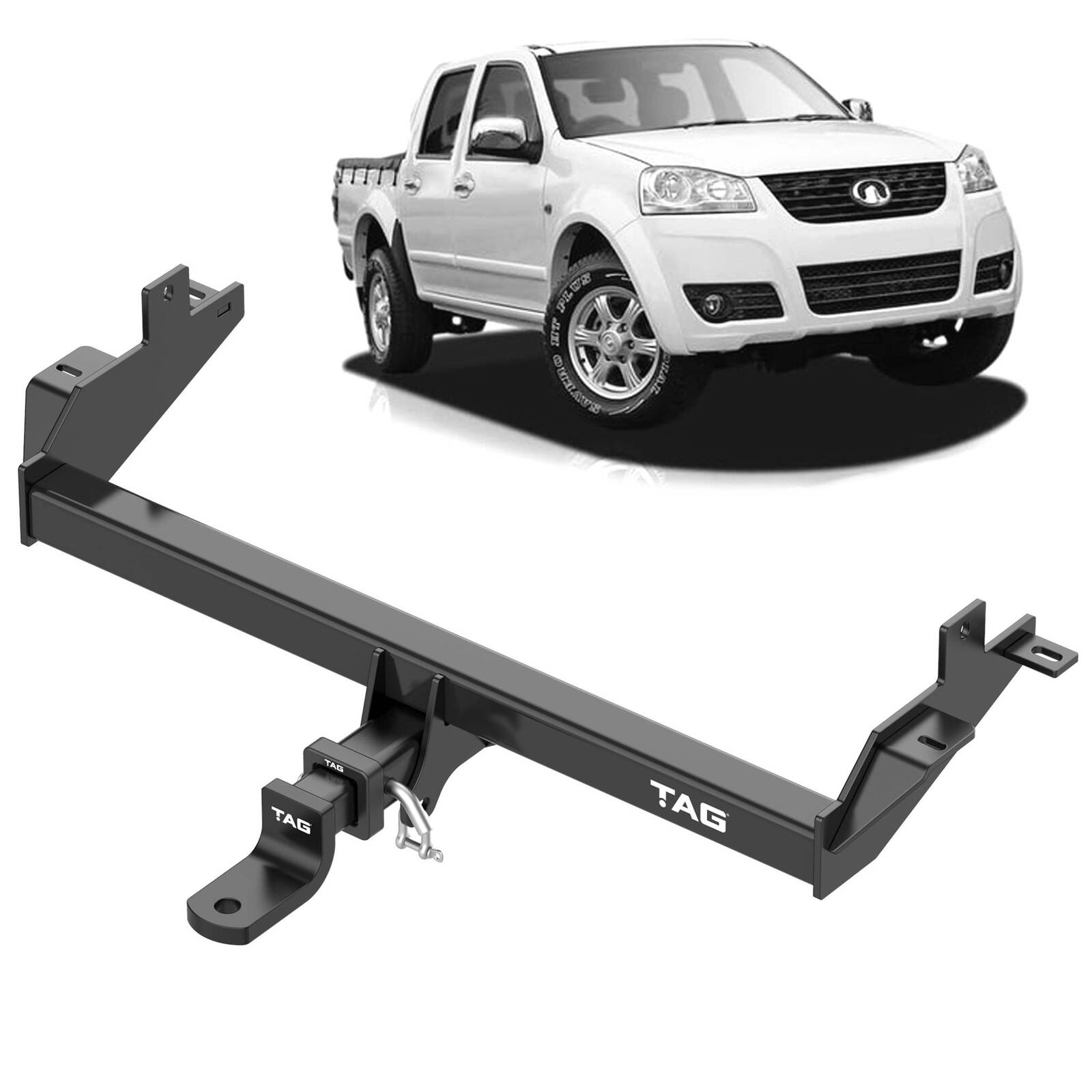 TAG Heavy Duty Towbar for GWM V240 (06/2009 - 04/2016), V200 (08/2011 - 04/2016) image