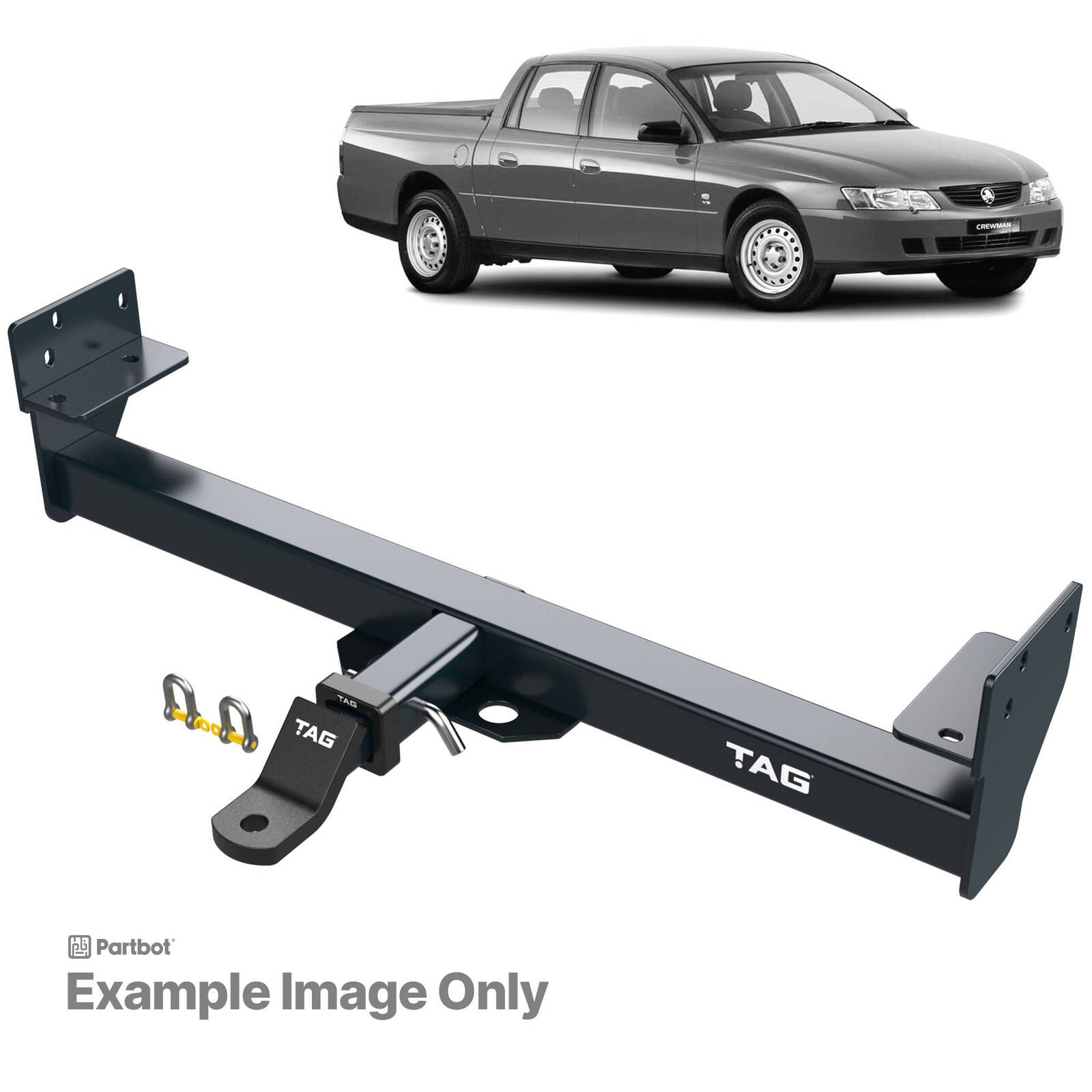 TAG Heavy Duty Towbar for Holden Crewman (09/2003 - 12/2007) image