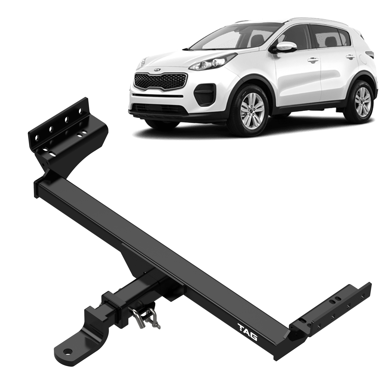 TAG Heavy Duty Towbar & Universal Wiring for KIA Sportage SL Series (07/2010 - 09/2015) image