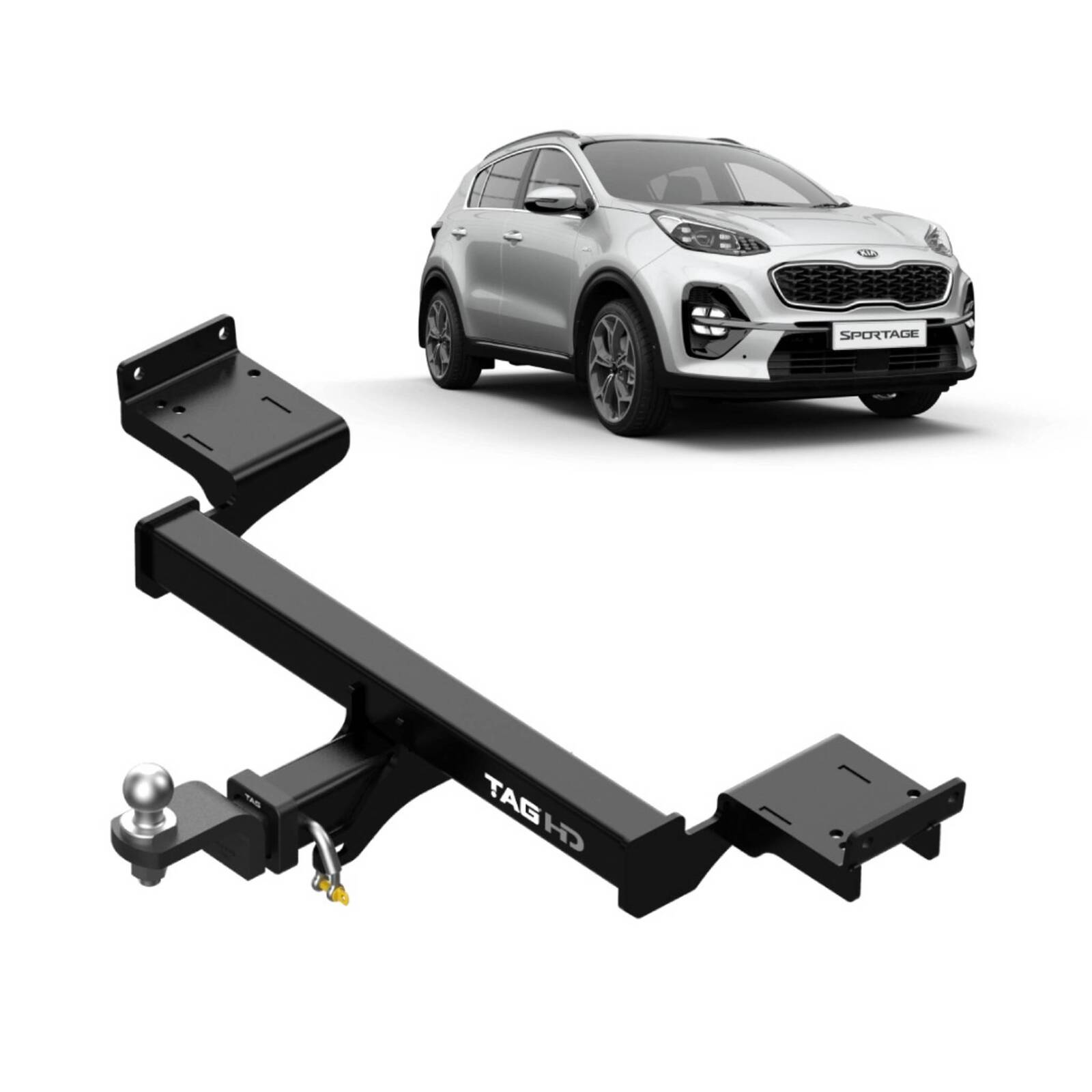 TAG Heavy Duty Towbar & Universal Wiring for KIA Sportage QL Series (09/2015 - 08/2021) image