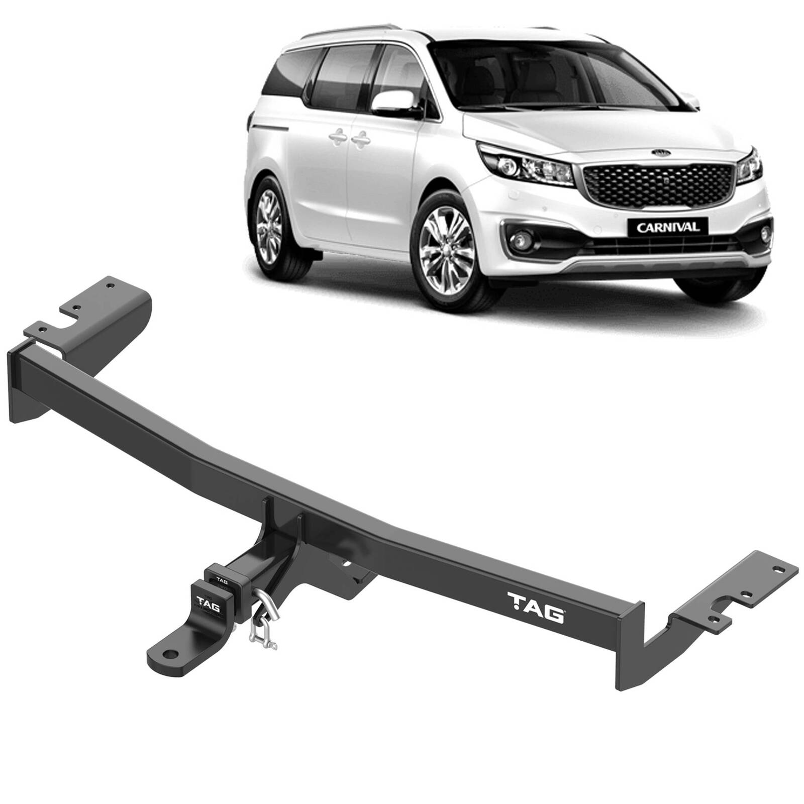 TAG Heavy Duty Towbar & Universal Wiring Kit for KIA Carnival  YP Series (02/2015 - 08/2020) image