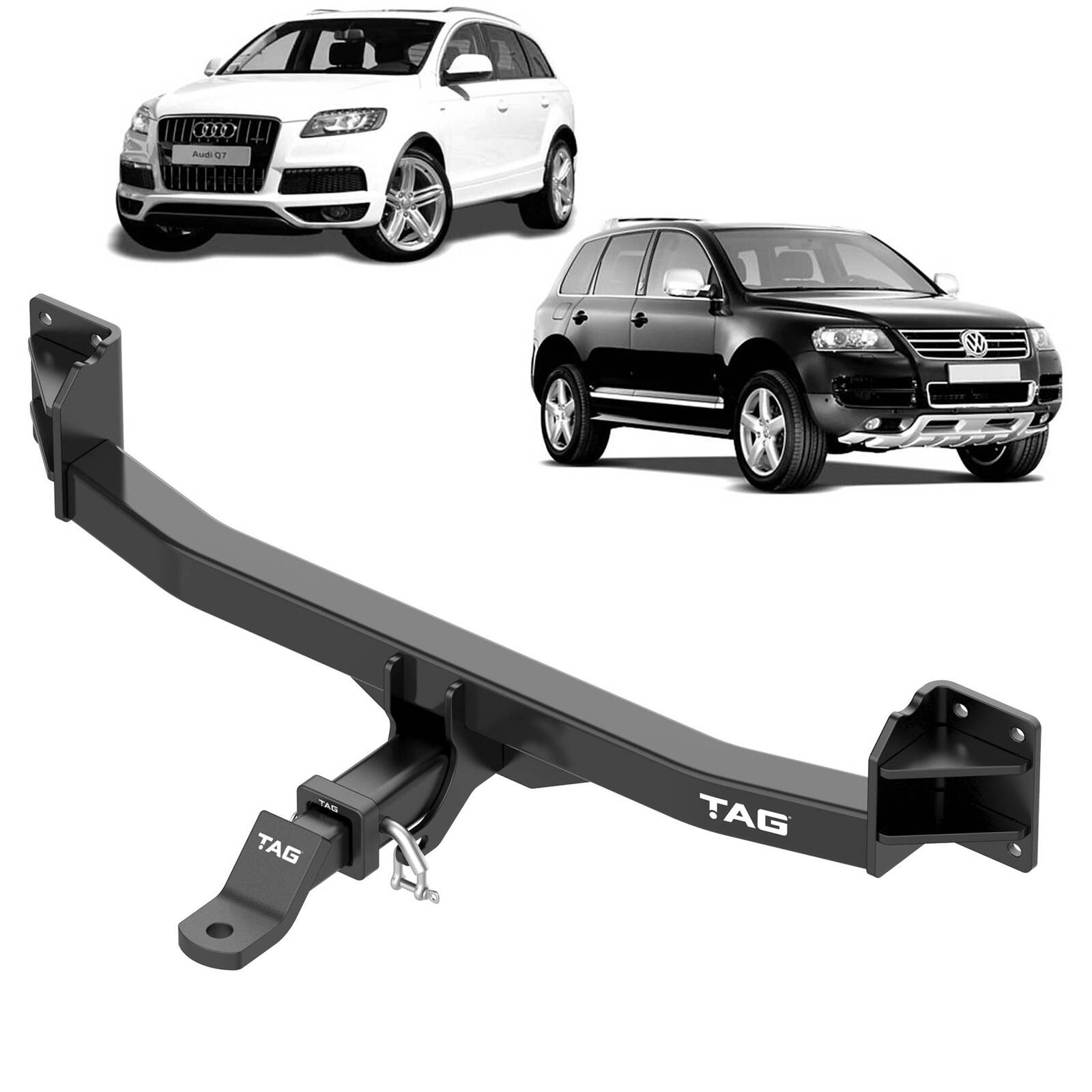 TAG Heavy Duty Towbar & Universal Wiring for Audi Q7 (03/2006 - 08/2015), Volkswagen Touareg (09/2003 - 2011) image