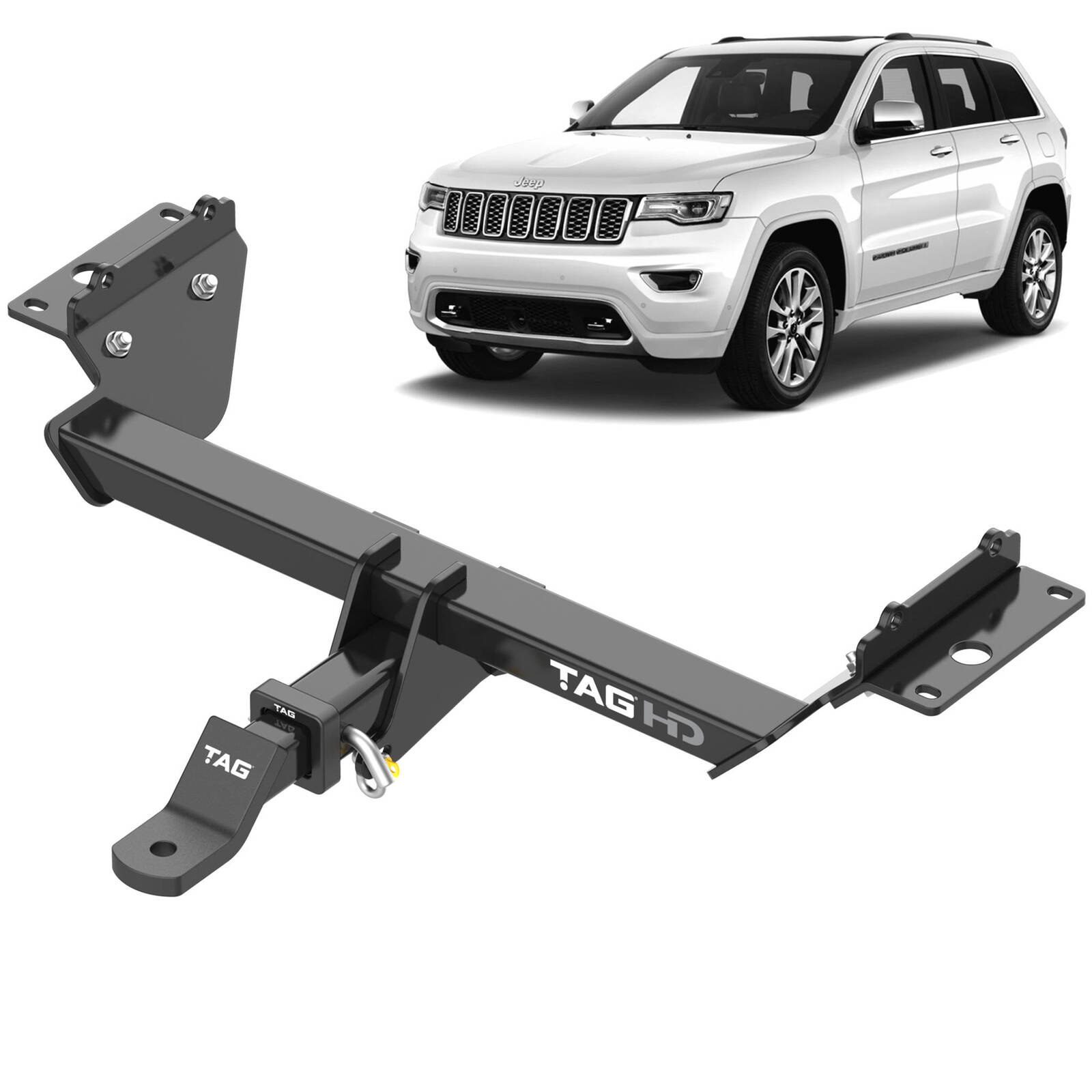 TAG Heavy Duty Towbar & Universal Wiring Kit for Jeep Grand Cherokee WK Series (11/2010 - 10/2021) image