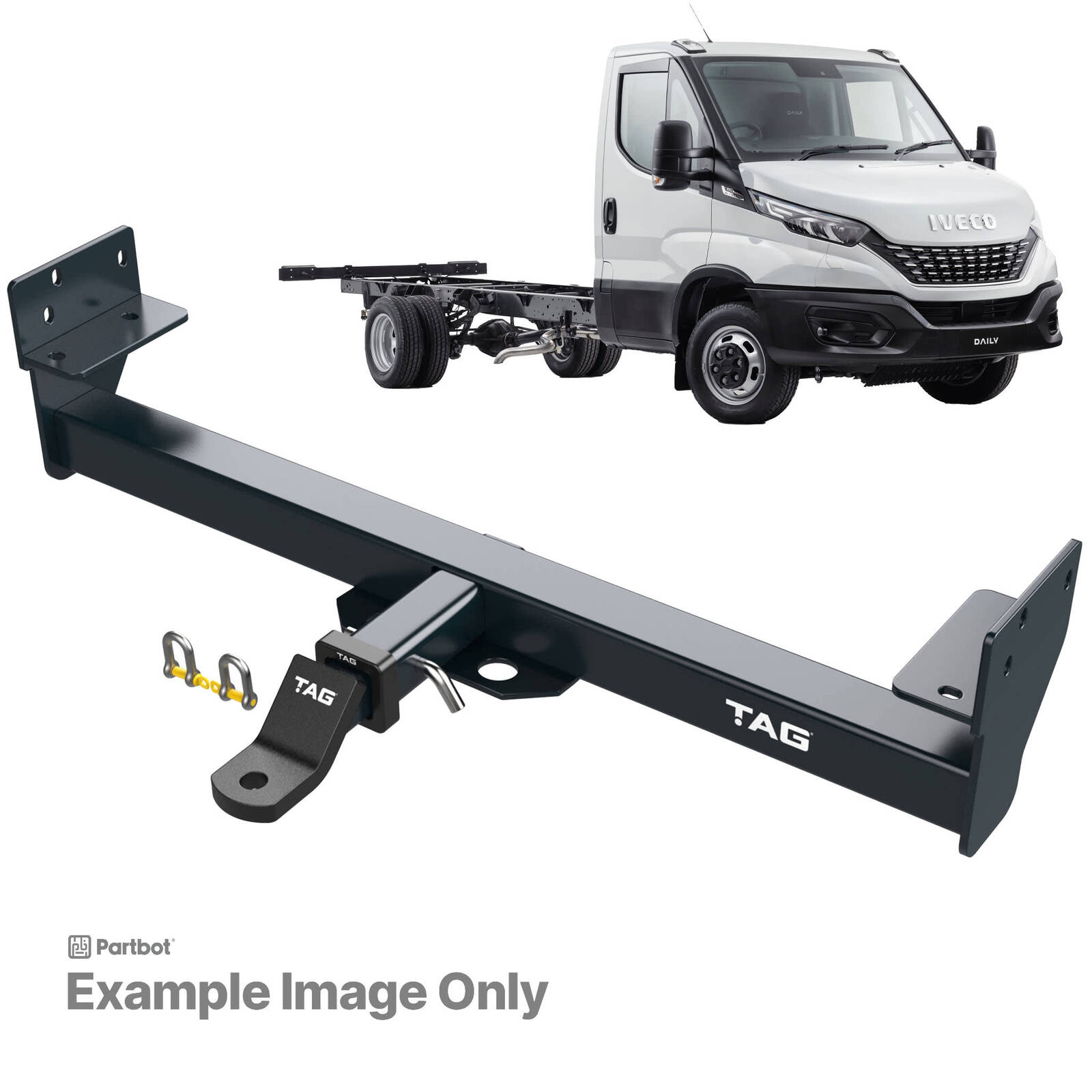 TAG Heavy Duty Towbar for Iveco Daily (2002 - 2016), Daily Iv (05/2006 - 09/2011), Daily Iii (05/1999 - 04/2006) image