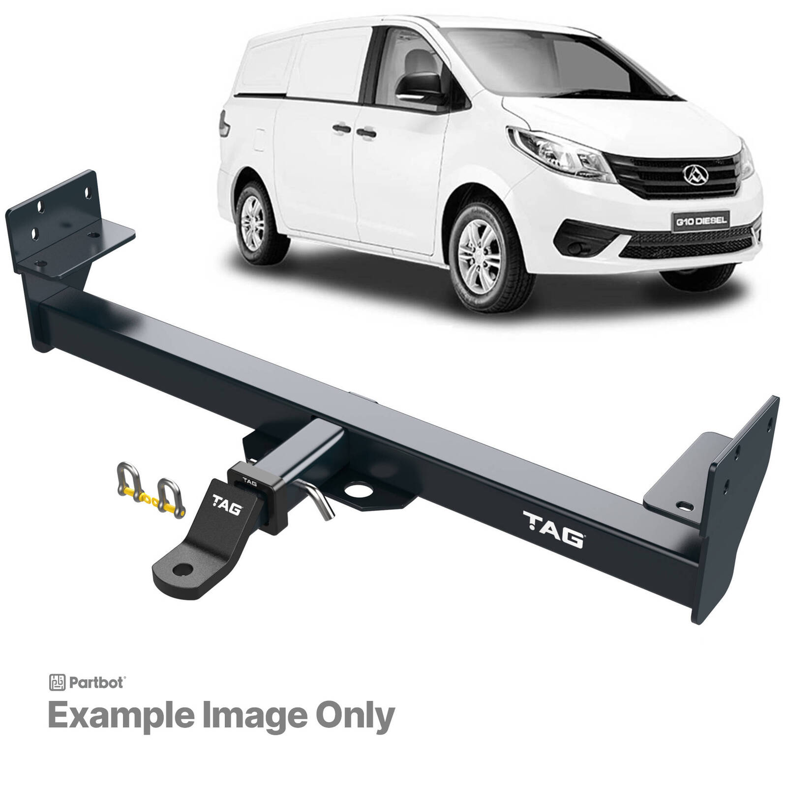 TAG Heavy Duty Towbar for LDV G10 (04/2015 - on) image