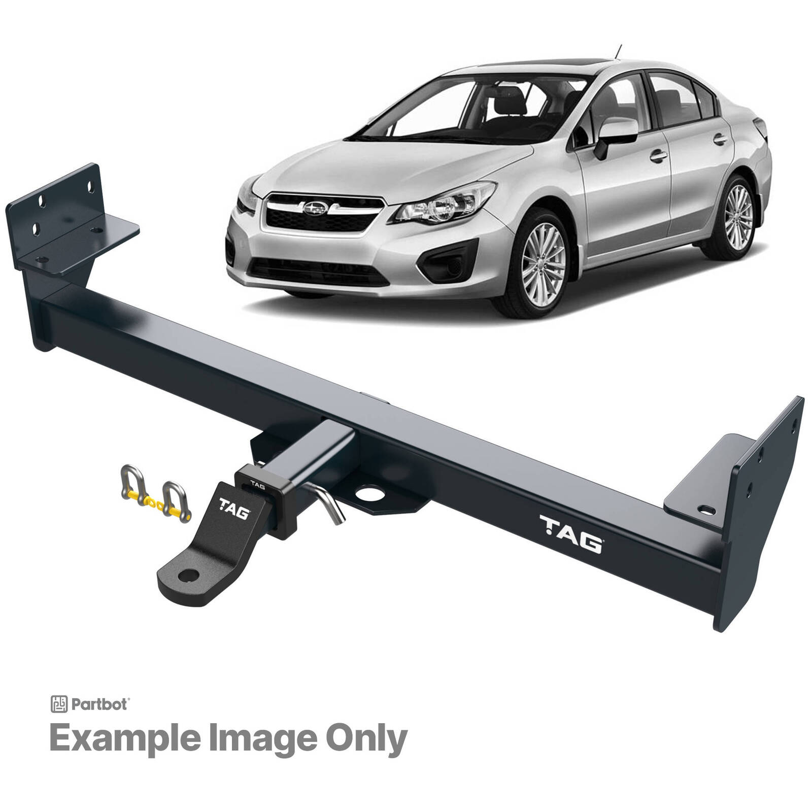 TAG Heavy Duty Towbar for Subaru Impreza (09/2008 - 01/2012) image