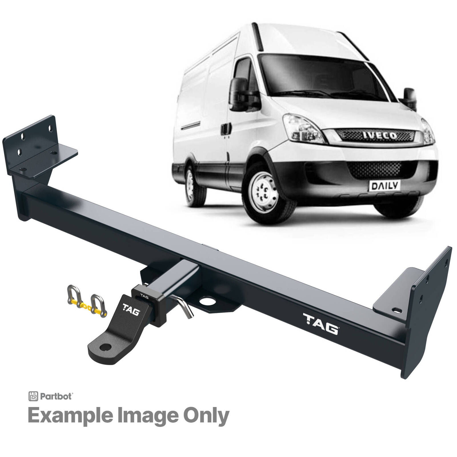 TAG Heavy Duty Towbar & Universal Wiring for Iveco Daily (03/2002 - on), Daily Iii (05/1999 - 04/2006) image