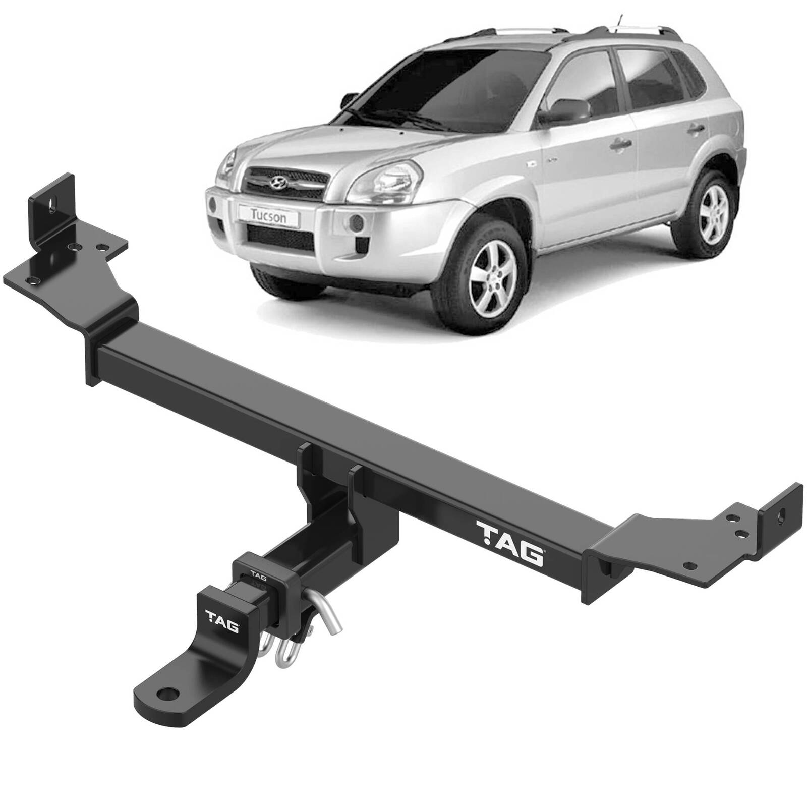 TAG Heavy Duty Towbar & Direct Fit Wiring for KIA Sportage (04/2005 - 08/2010) image